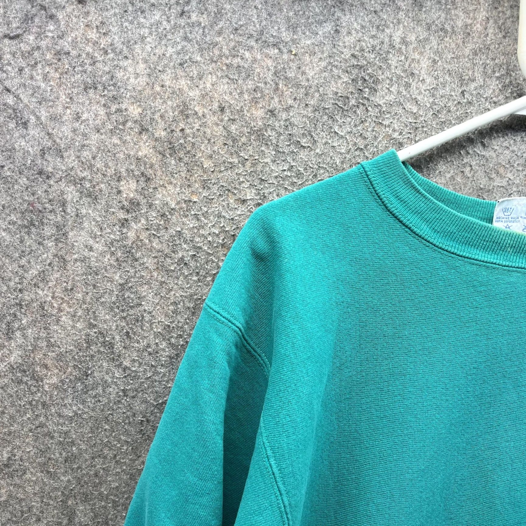 Champion VINTAGE Champion Reverse Weave Sweatshirt Mens 2XL Teal Crewneck Blank USA Sweatshirt Size US XXL / EU 58 / 5 - 6 Thumbnail