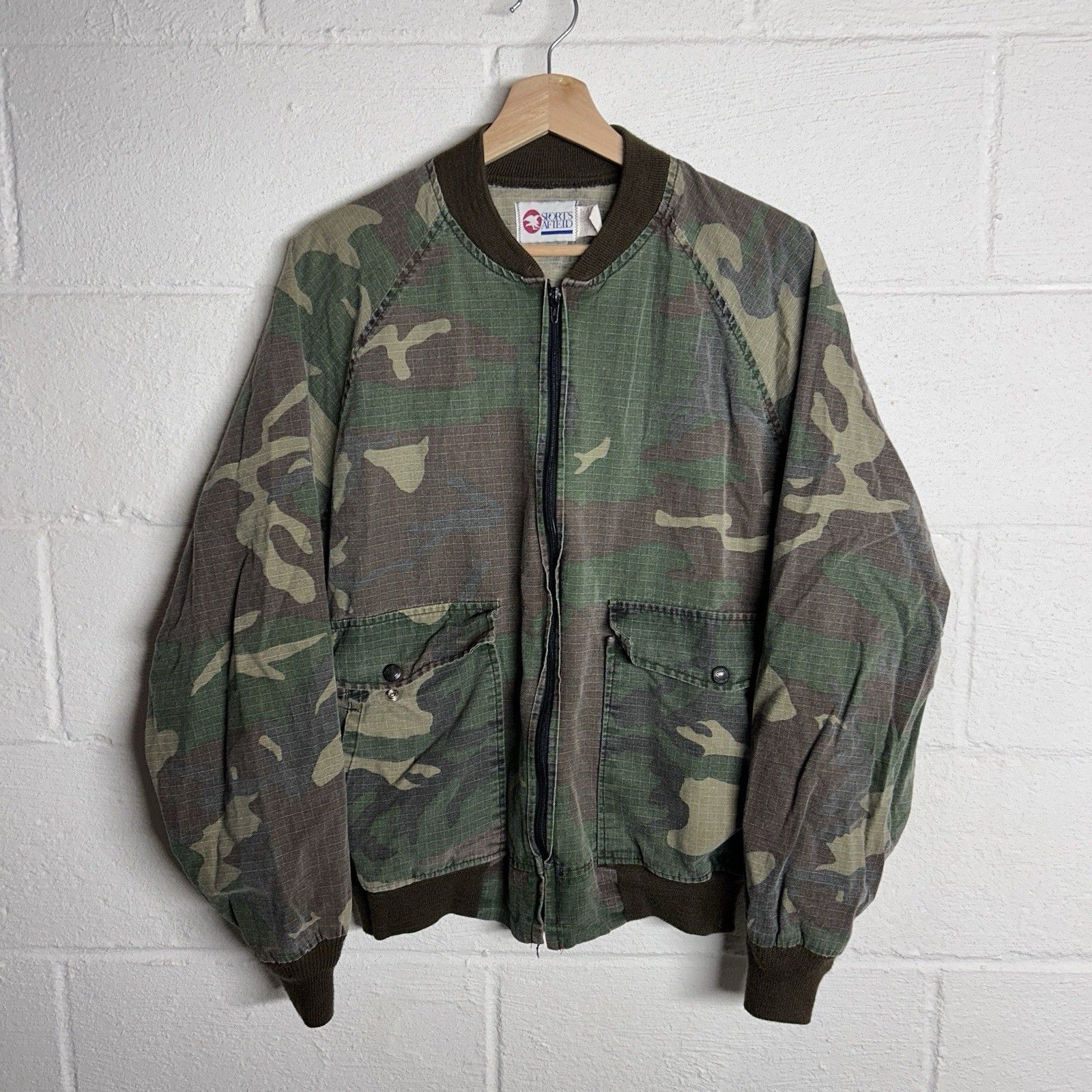 Sports Afield Vintage 90’s Sports Afield Camo Bomber Jacket Size Large Size US L / EU 52-54 / 3 - 1 Thumbnail