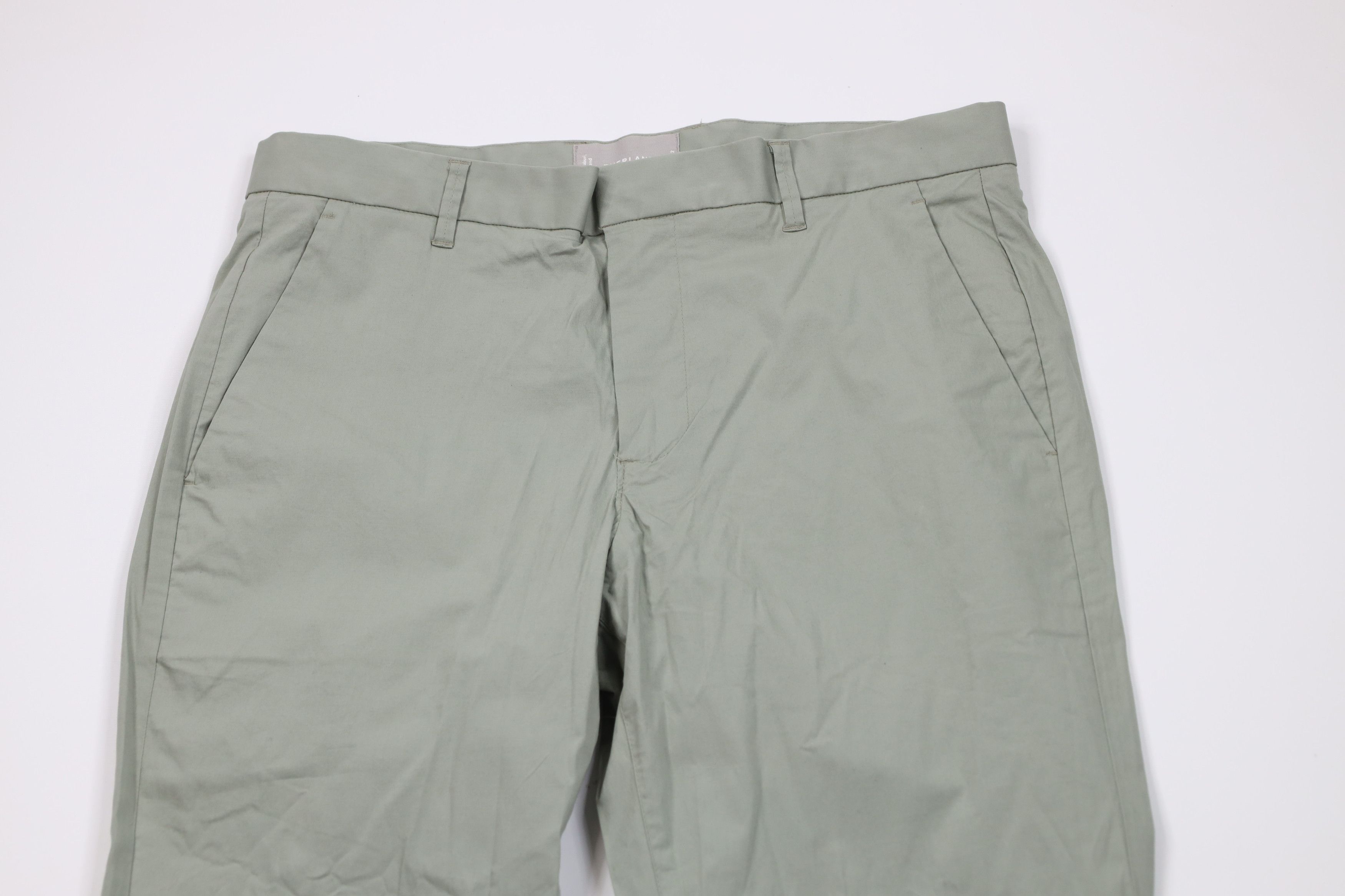Everlane Everlane Stretch Front The Air Chino Pants Light Sage Green Size US 32 / EU 48 - 2 Thumbnail