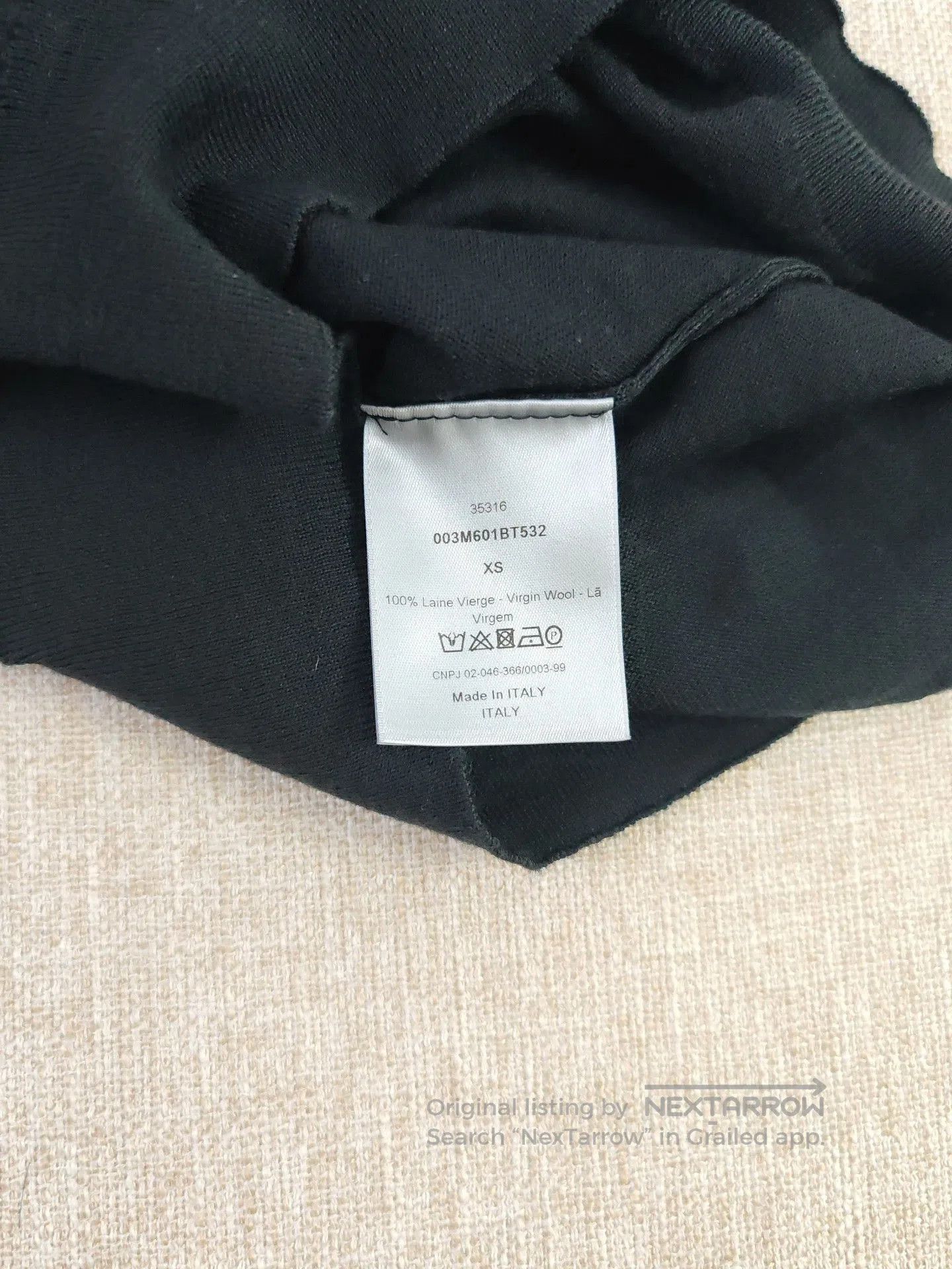 Dior Dior Men's Wool Bee Embroidered Sweater. Size US M / EU 48-50 / 2 - 4 Thumbnail