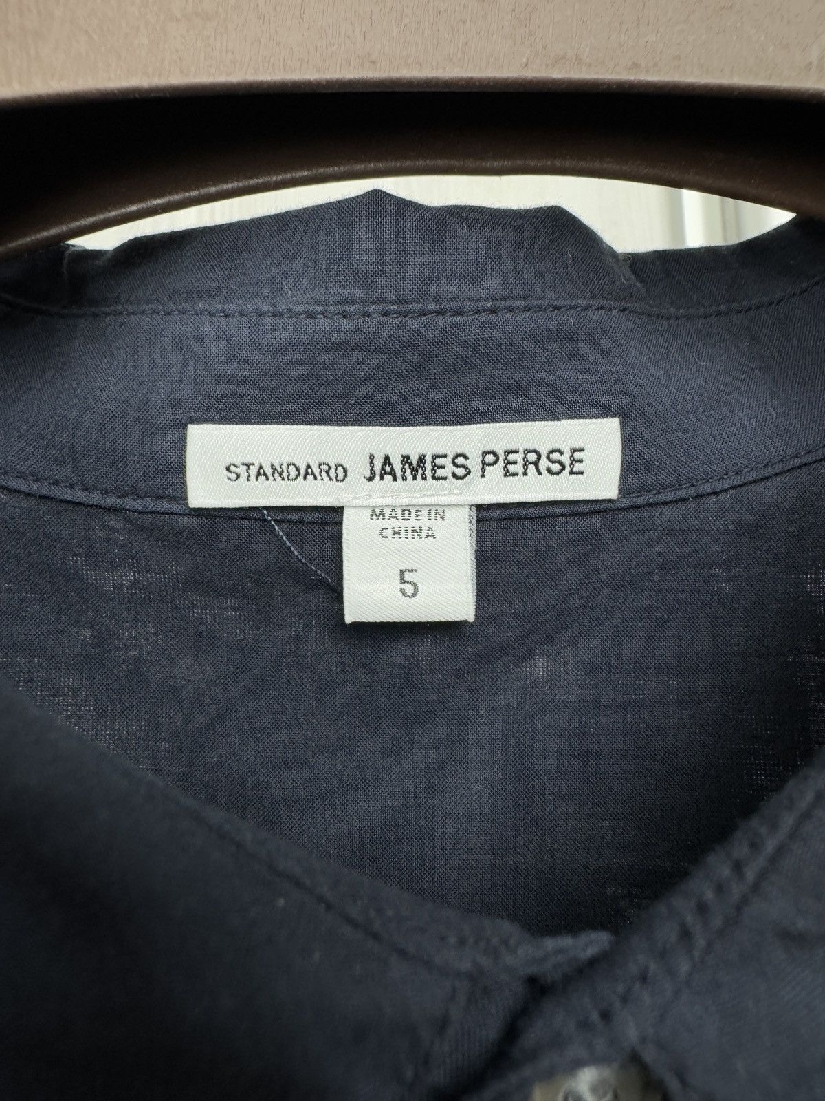 James Perse Standard James Perse solid navy blue vintage rare ls shirt Size US XXL / EU 58 / 5 - 8 Thumbnail