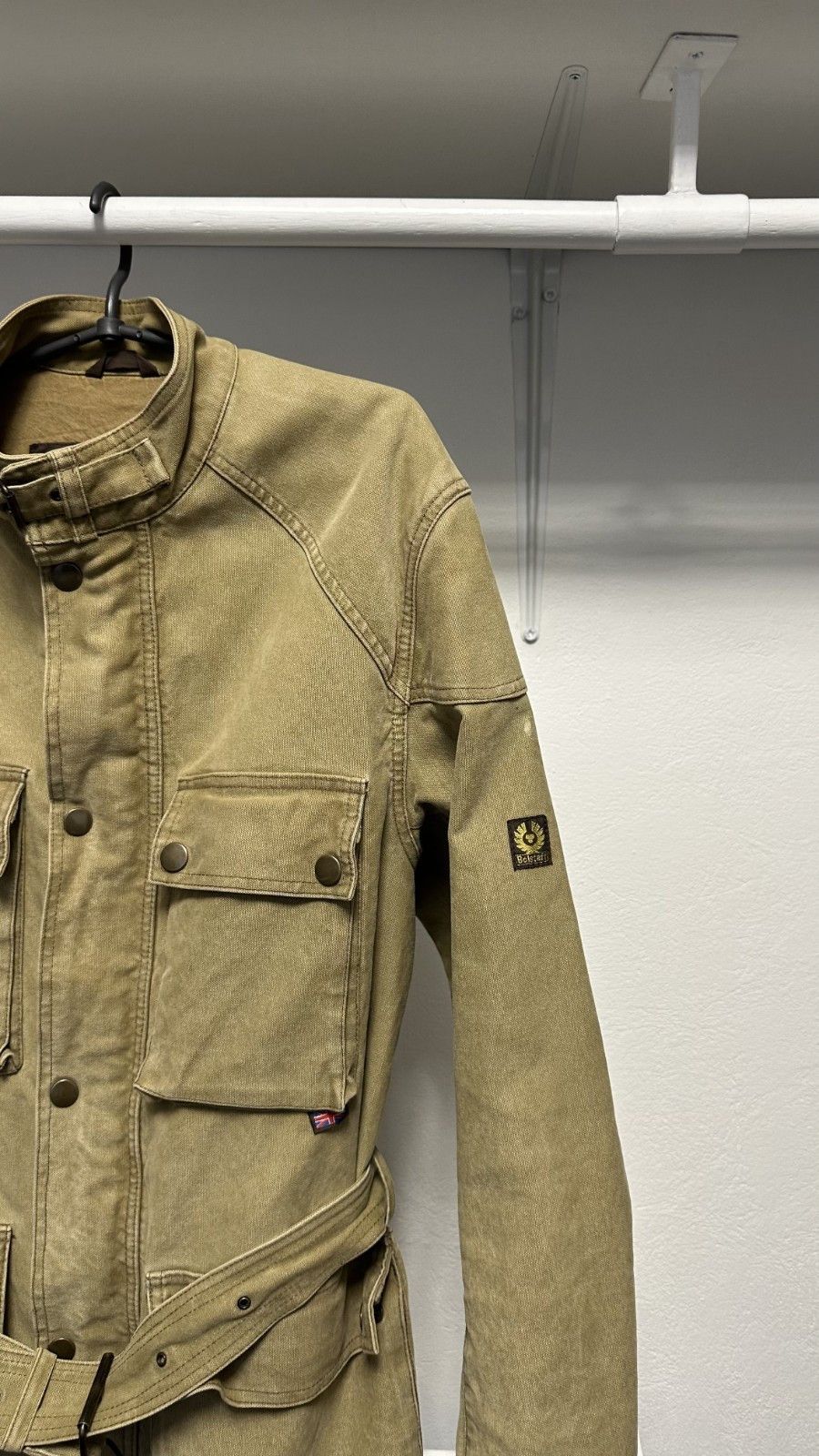 Belstaff Belstaff Men’s Roadmaster Beige Cotton Belted Jacket 1943 Size US L / EU 52-54 / 3 - 7 Thumbnail