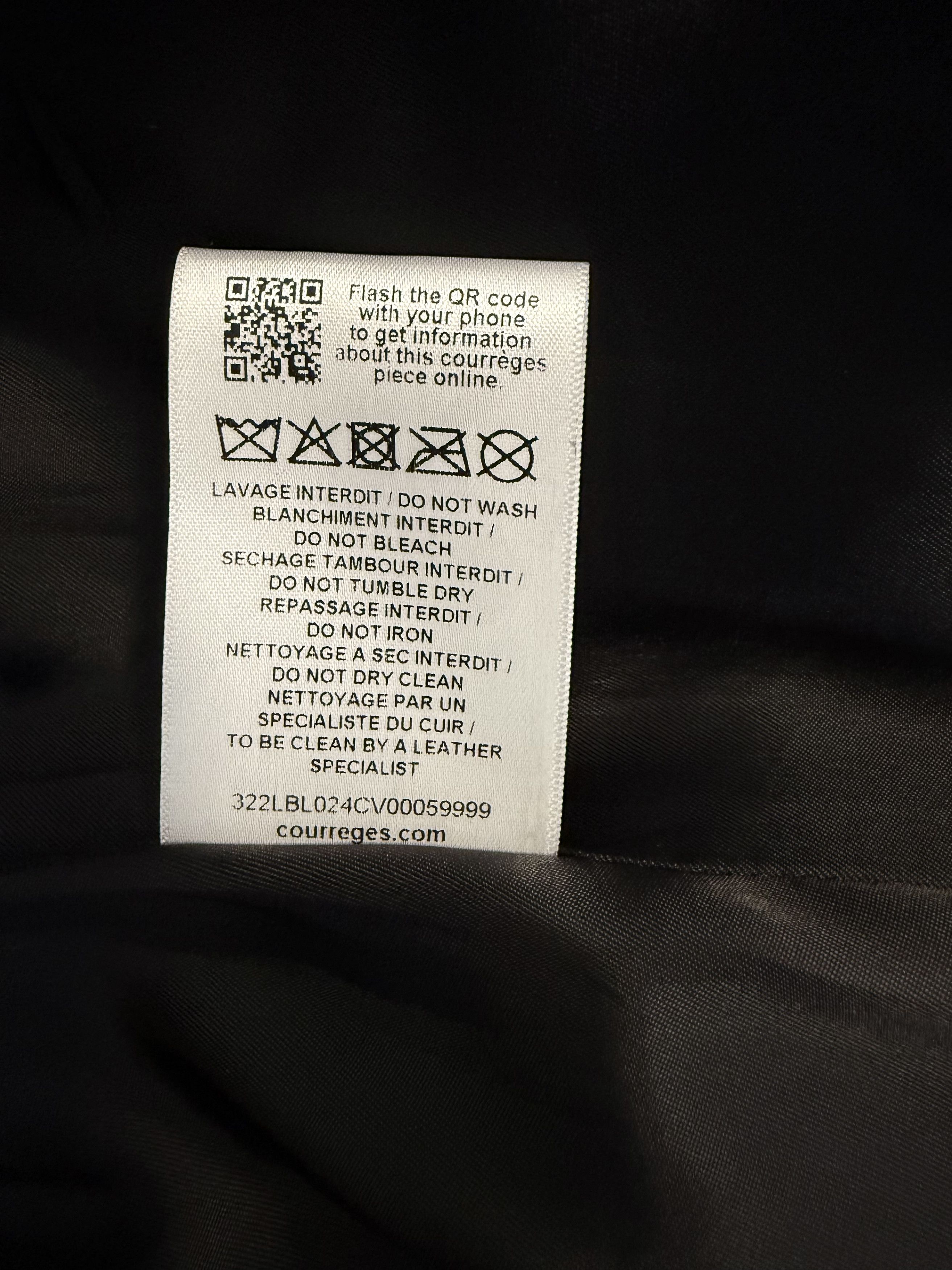 Courreges Courrèges Button-Up Leather Shirt Trucker Jacket - 50 Size US M / EU 48-50 / 2 - 8 Thumbnail
