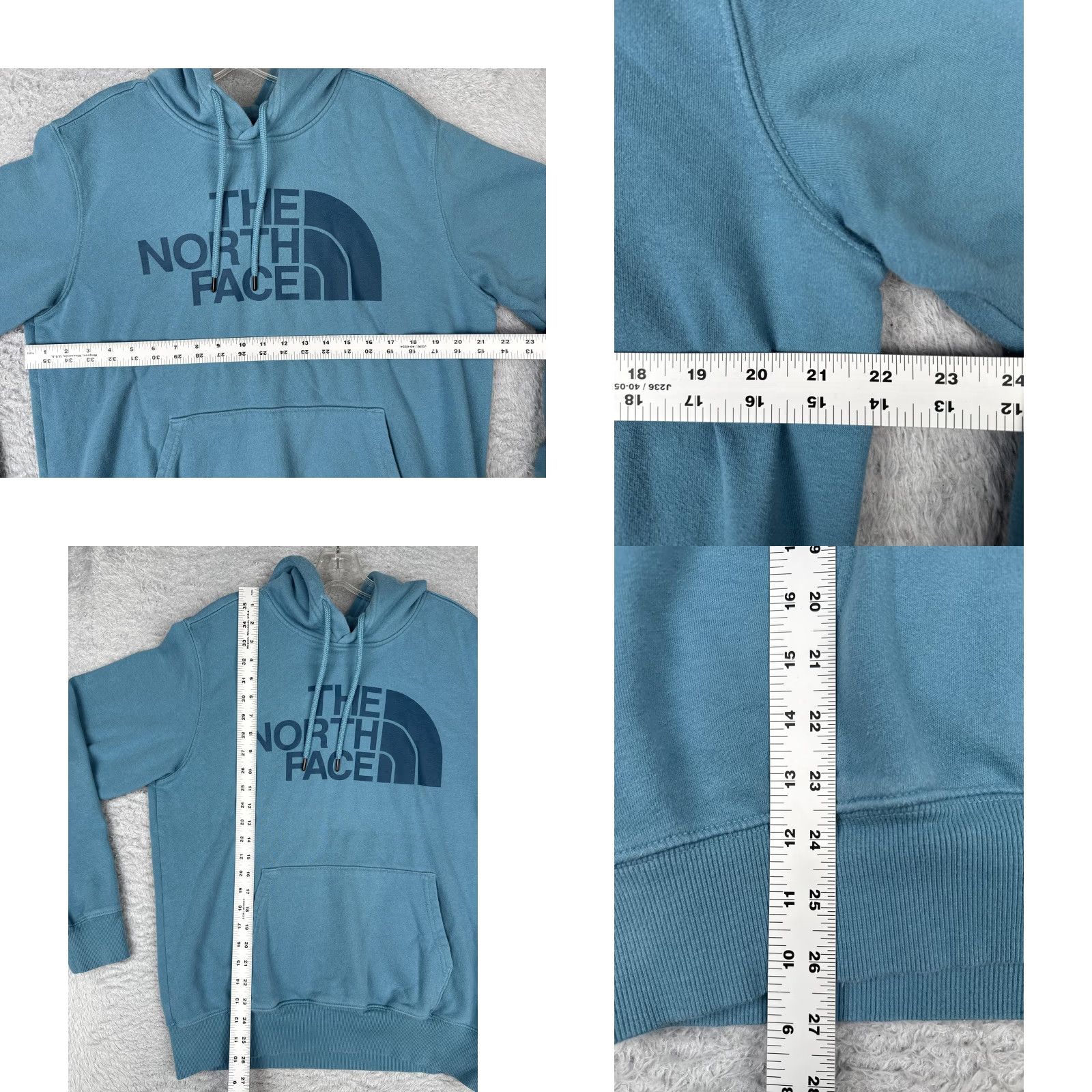 The North Face The North Face Sweatshirt Hoodie Mens Medium Blue Logo Graphic Print Pullover Fleece Knit Jersey Pullover Size US M / EU 48-50 / 2 - 8 Thumbnail
