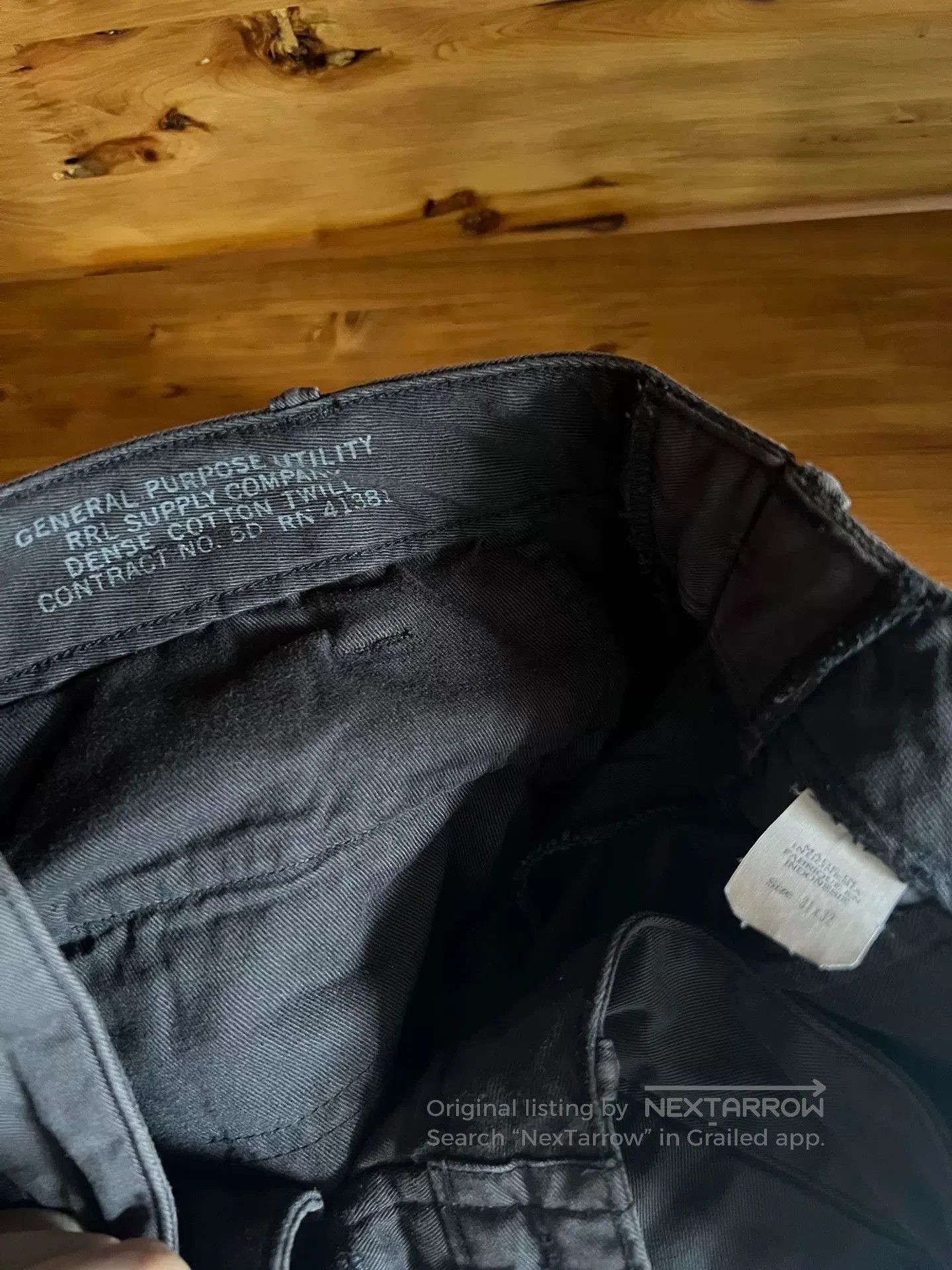 RRL Ralph Lauren RRL Double RL Gray Black Casual Pants. Size US 31 - 8 Thumbnail