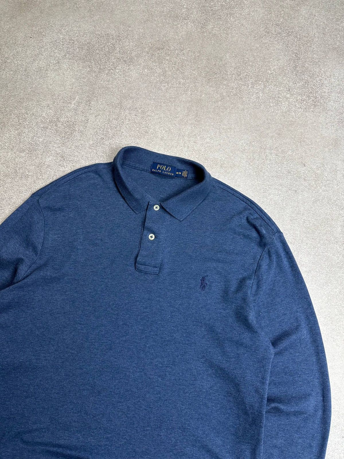 Polo Ralph Lauren Vintage Polo Ralph Lauren Knit Blue Shirt Mens Old Money M Size US M / EU 48-50 / 2 - 3 Thumbnail