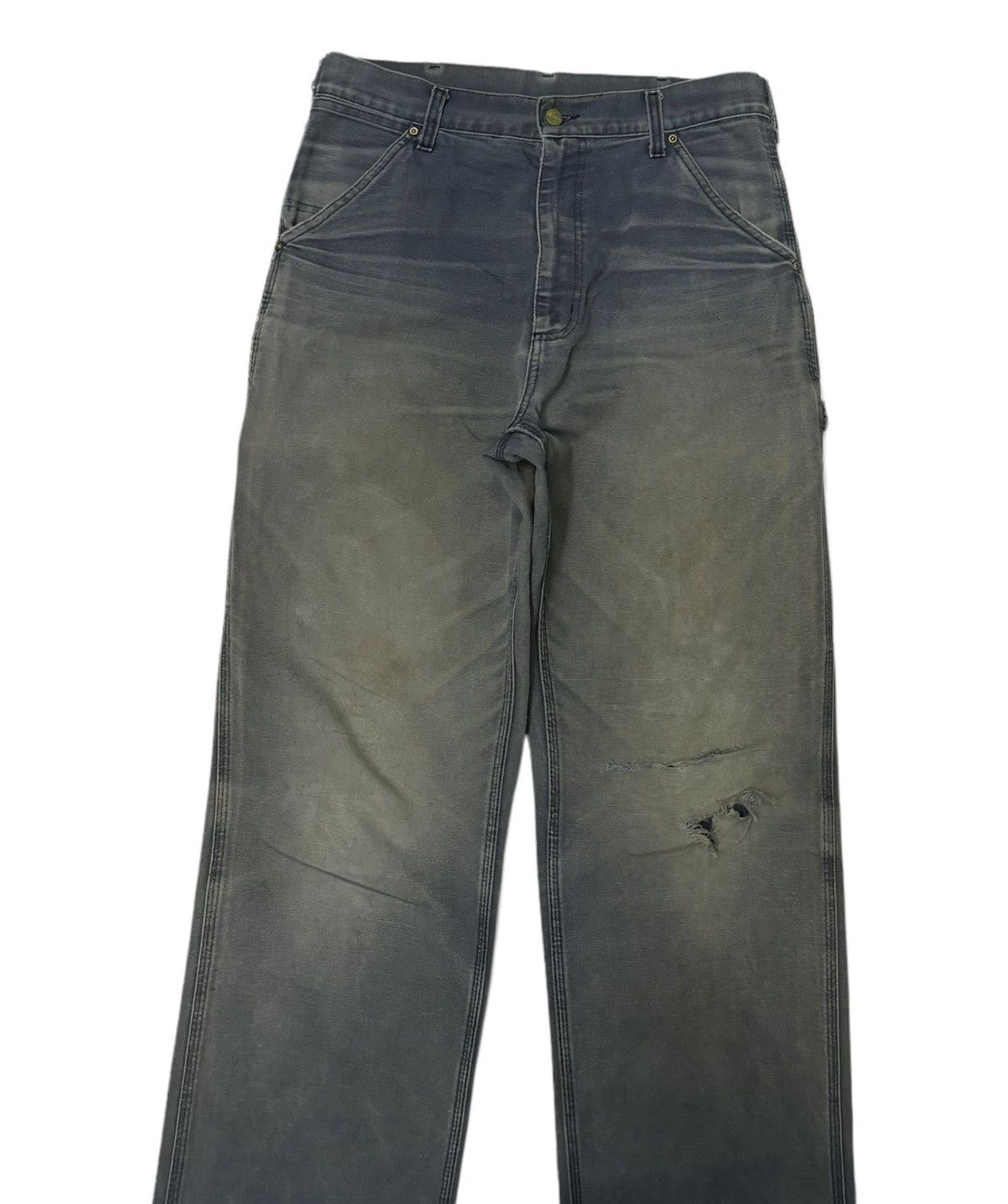 Carhartt 🔥Vintage Carhartt Rusty Carpenter Pants Denim Jeans Size US 33 - 6 Thumbnail