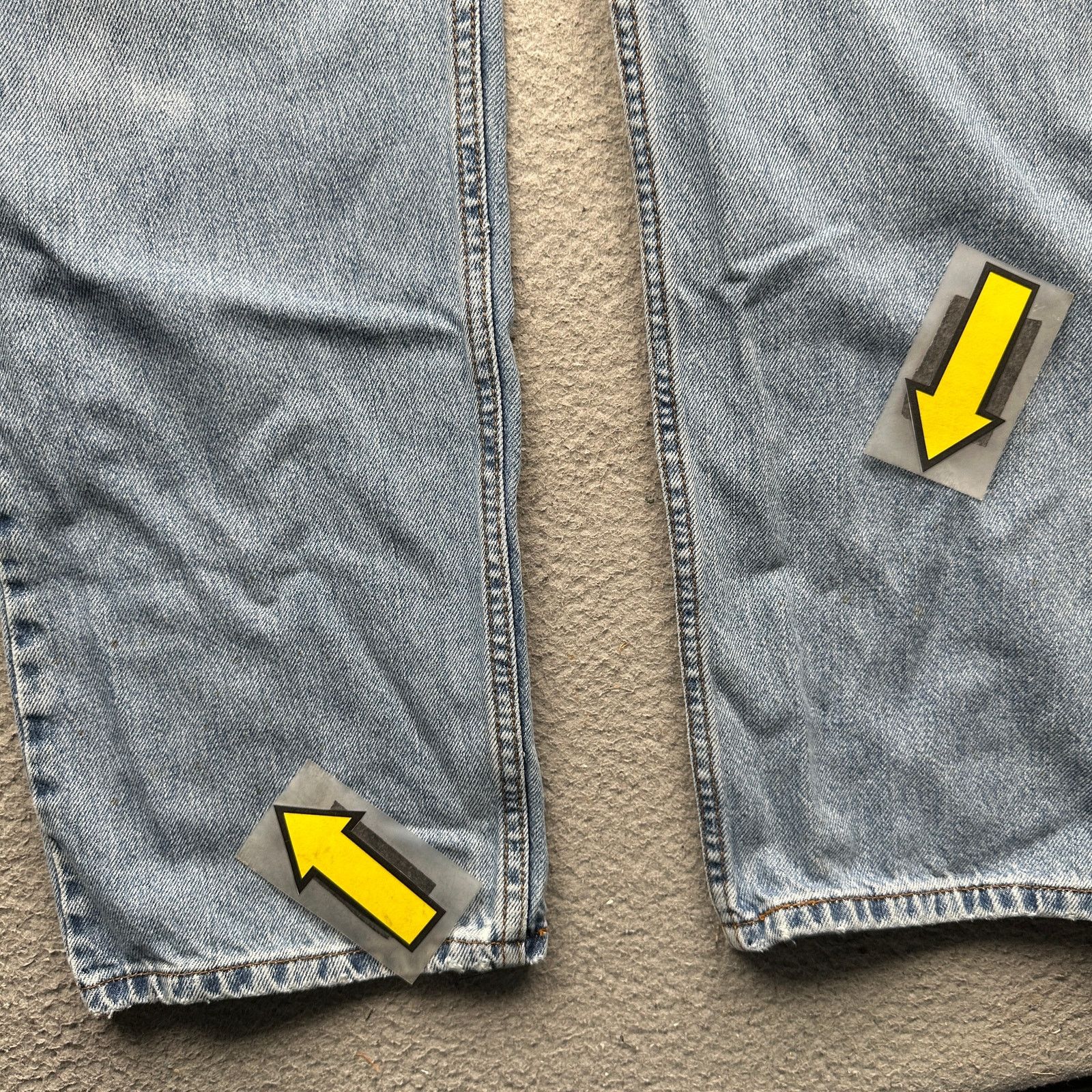 Levi's Levis 505 Light Wash Jeans Mens 36x32 Regular Fit Blue Size US 36 / EU 52 - 9 Thumbnail