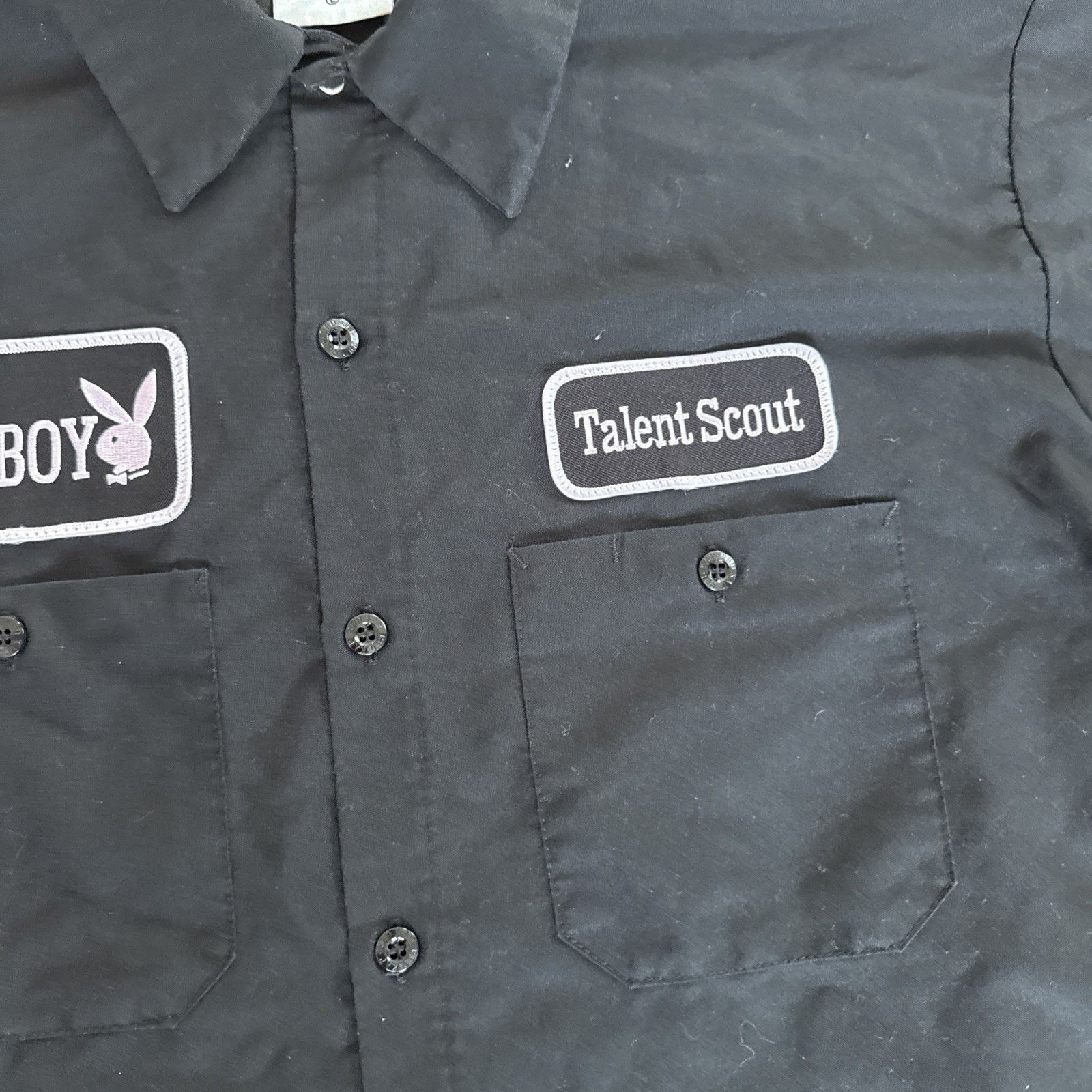 Playboy Playboy Bunny Talent Scout short sleeve button up Vintage Size US L / EU 52-54 / 3 - 3 Thumbnail