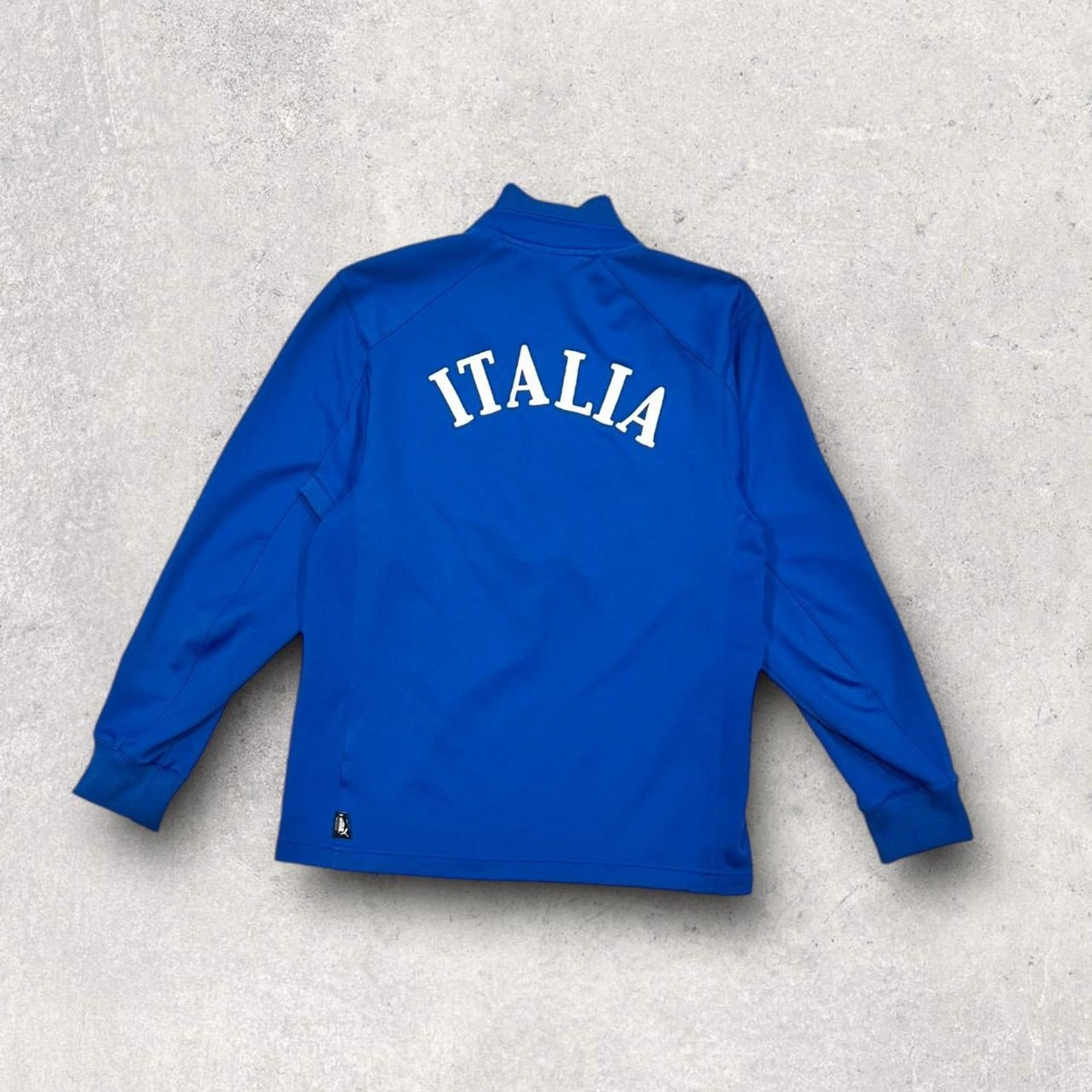 Puma Puma x Italy Flag 2004 Blue 1/4 Zip Soccer Training Jacket Size US M / EU 48-50 / 2 - 3 Thumbnail