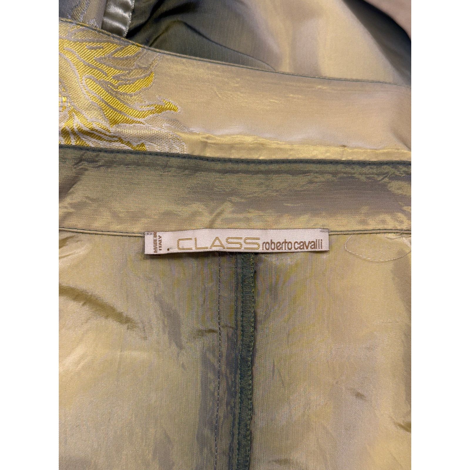 Roberto Cavalli 2000s Cavalli iridescent embroidered shirt Size M / US 6-8 / IT 42-44 - 11 Thumbnail