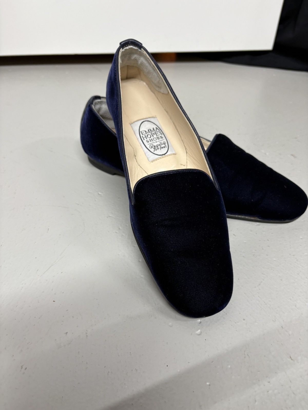Other Emma Hope’s Albert Blue Velvet New Slip Ons Size 36 Size US 6 / IT 36 - 9 Thumbnail