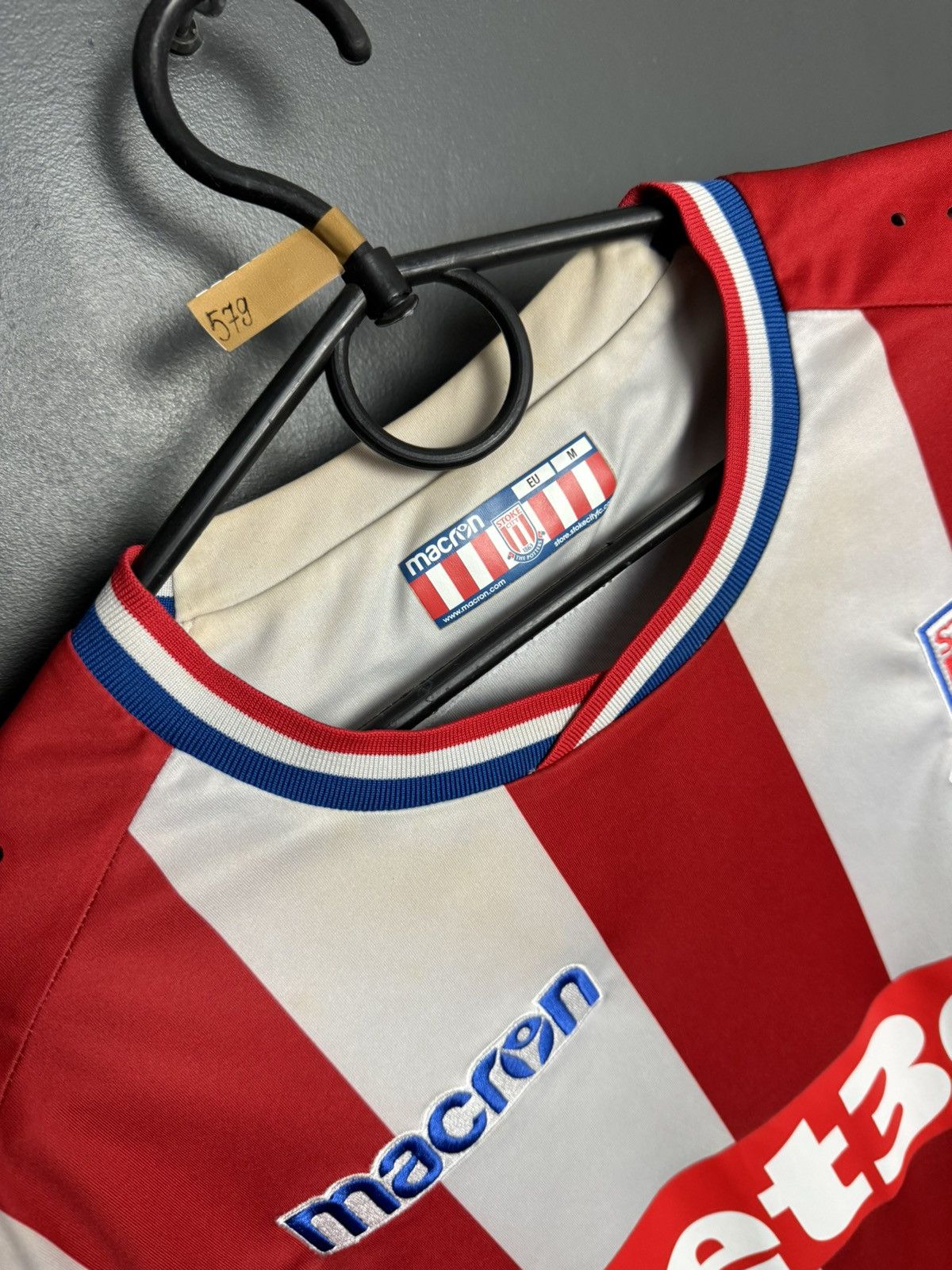 Macron Stoke City 17/18 Home Football Jersey Size US M / EU 48-50 / 2 - 7 Thumbnail