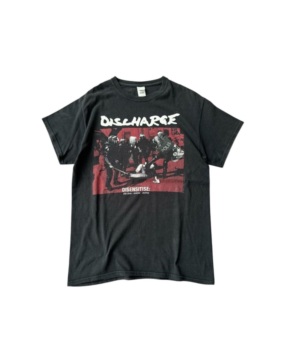 Band Tees Discharge band vintage Size US M / EU 48-50 / 2 - 2 Thumbnail