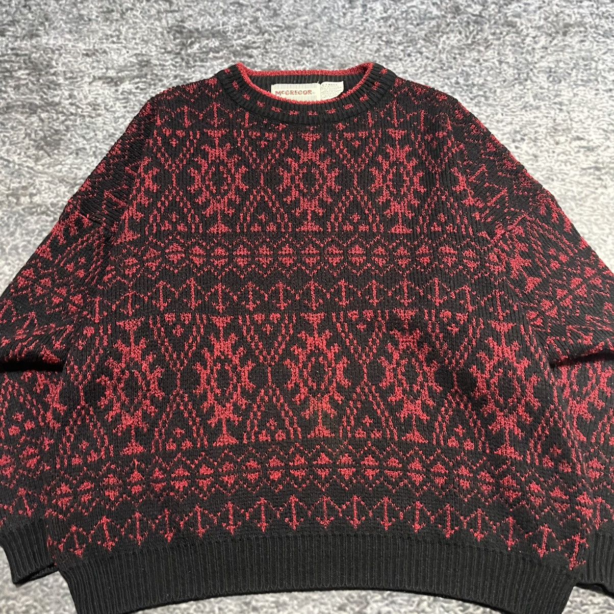 McGregor Vintage 90s McGregor Geometric Pattern Grandpa Sweater XL Size US XL / EU 56 / 4 - 3 Thumbnail