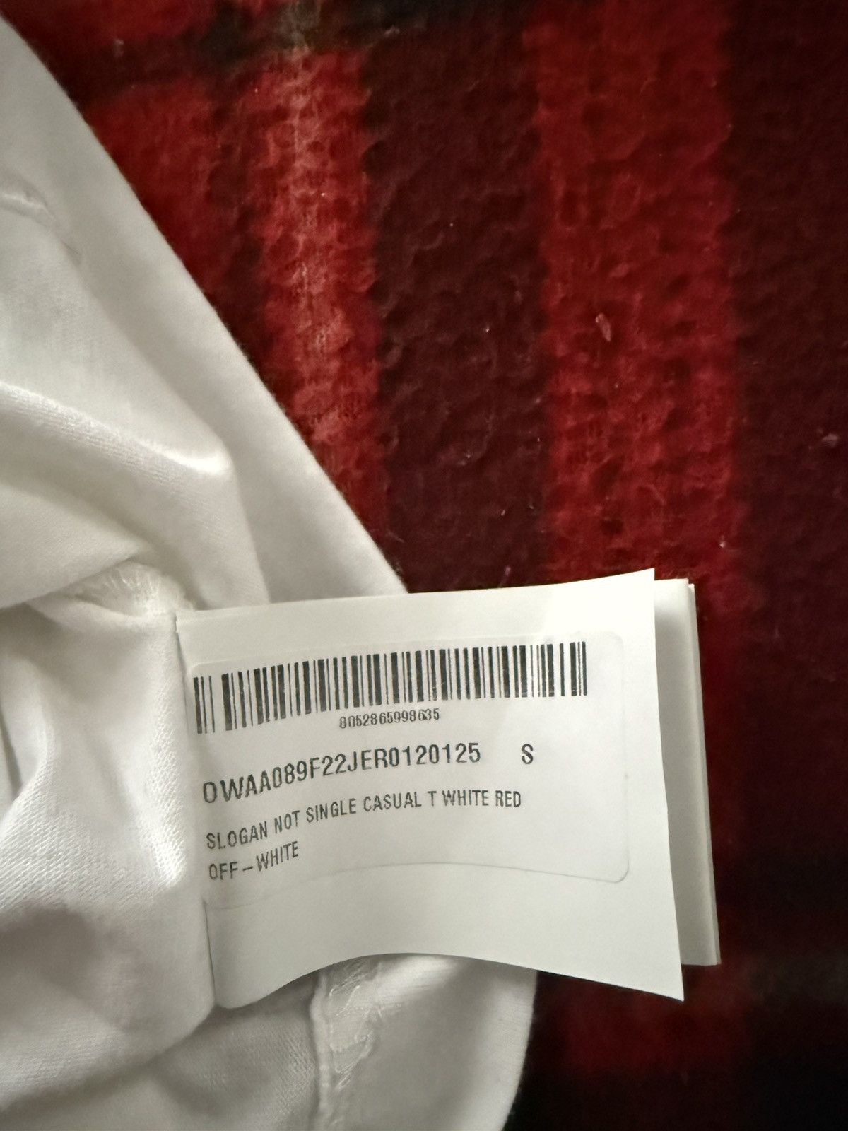 Off-White × Virgil Abloh Off-White Slogan “Not Single” Tee Shirt “Red” Size US S / EU 44-46 / 1 - 5 Thumbnail