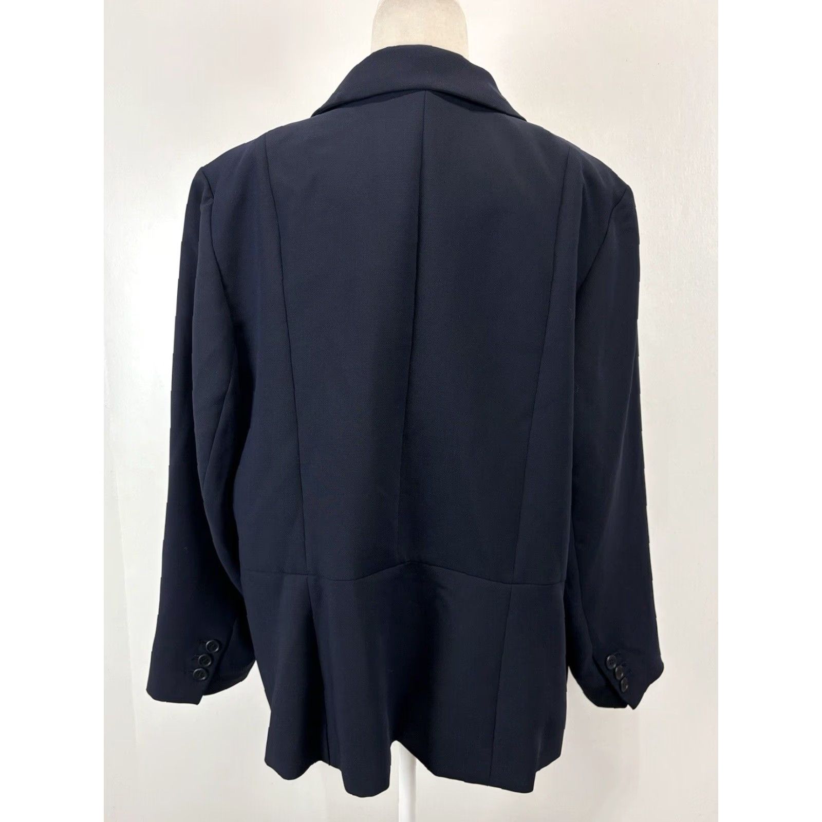 Talbots Talbots Blazer 22W Plus Size Women Navy Career Business Jacket Size 3XL / US 20-22 - 3 Thumbnail