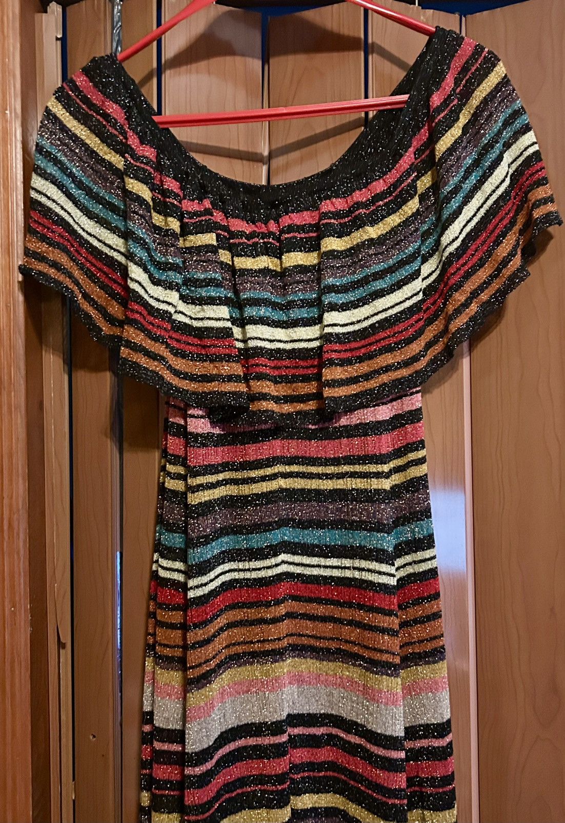 Zara Zara multicolor off the shoulder dress Size M / US 6-8 / IT 42-44 - 8 Thumbnail