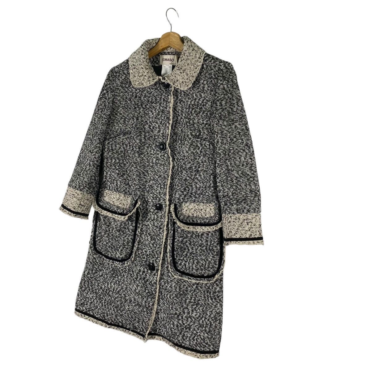 Vintage Vintage Tomaso Stefanelli Long Jacket Size 40 Grey Colour Size S / US 4 / IT 40 - 3 Thumbnail