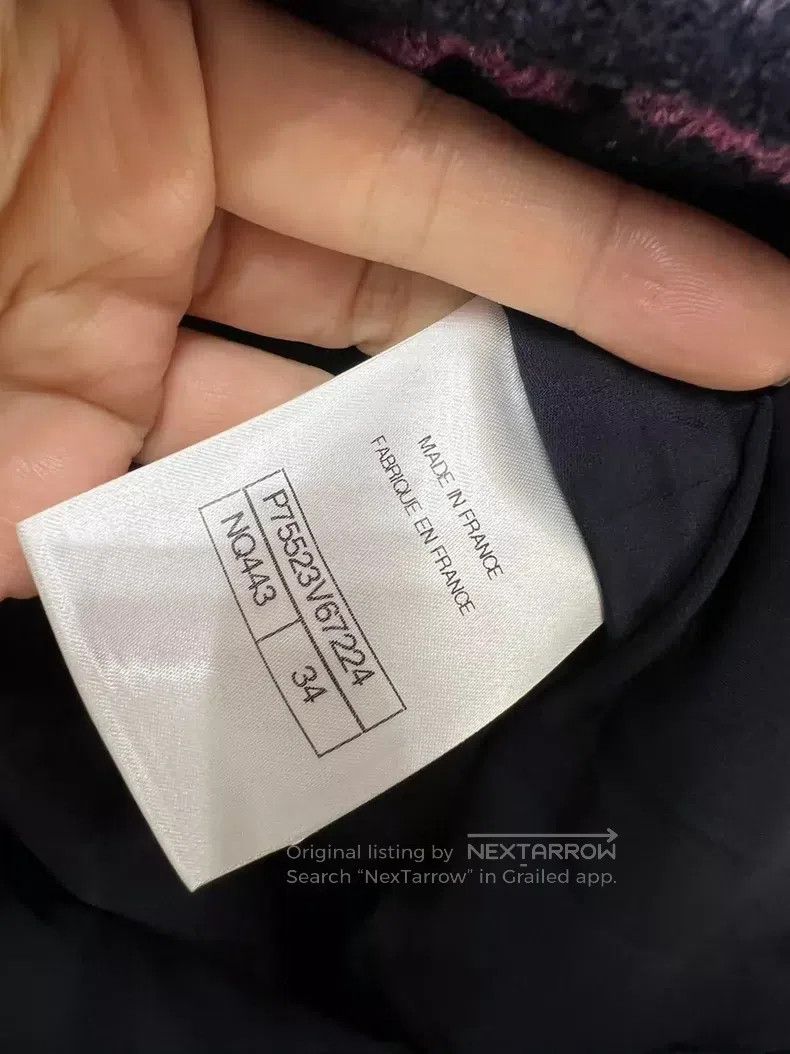 Chanel Chanel 23B new short-sleeved striped dress coat Size XXS / US 00 / IT 34 - 5 Thumbnail