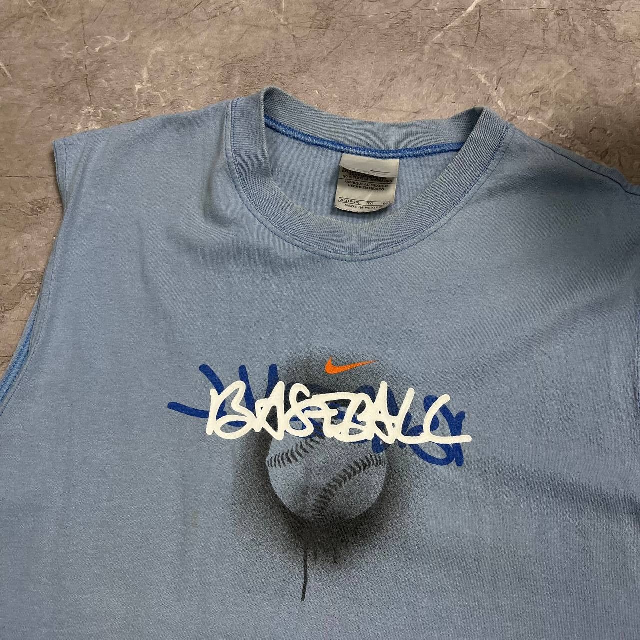 Nike Vintage Big Logo Nike Baseball Sleeveless Size US M / EU 48-50 / 2 - 2 Thumbnail