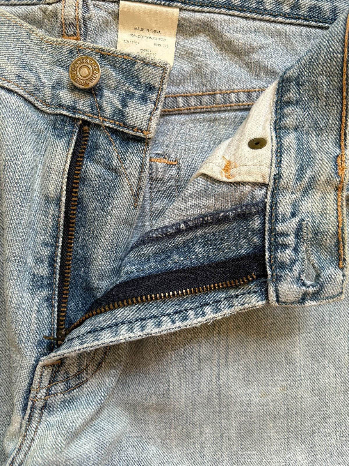 Gap SALES🔥Vintage Gap Light Blue Wash Bootcut Flare Jeans Size US 32 / EU 48 - 9 Thumbnail