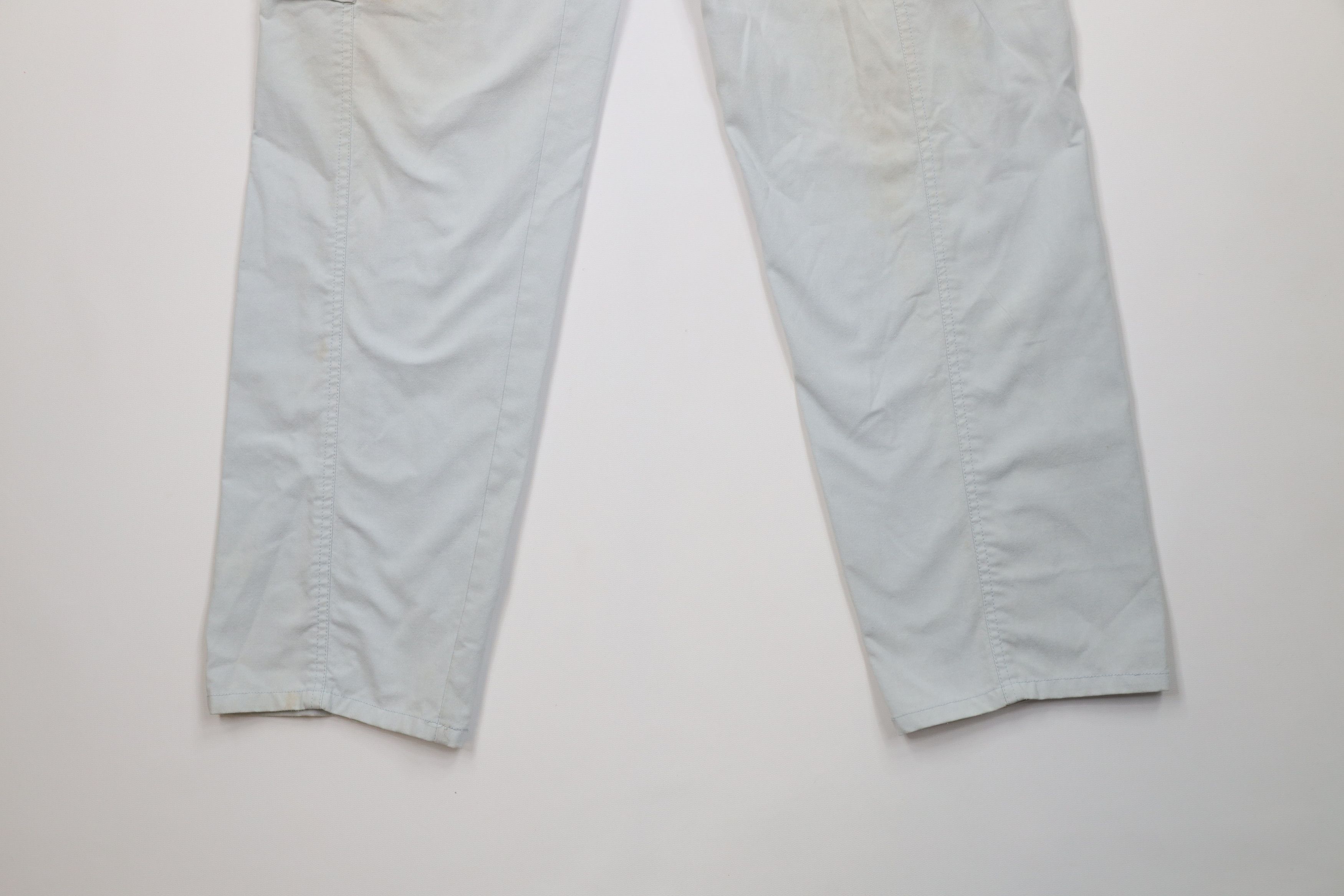 Vintage Vintage 80s 90s Streetwear Tapered Leg Cargo Pants Blue Size US 30 / EU 46 - 4 Thumbnail