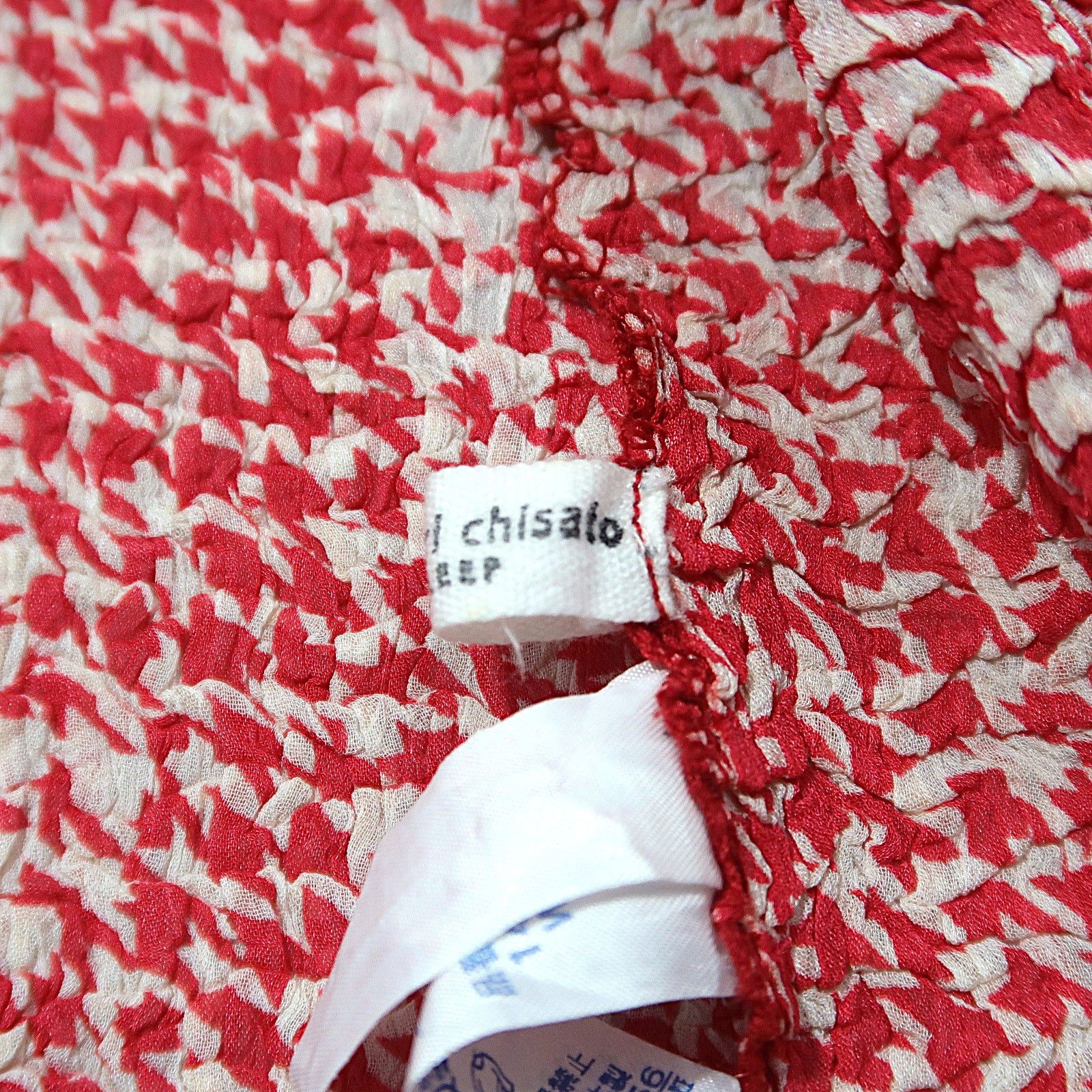 Issey Miyake Issey Miyake Tsumori Chisato "Houndstooth" Wrinkled Cardigan Size US M / EU 48-50 / 2 - 9 Thumbnail