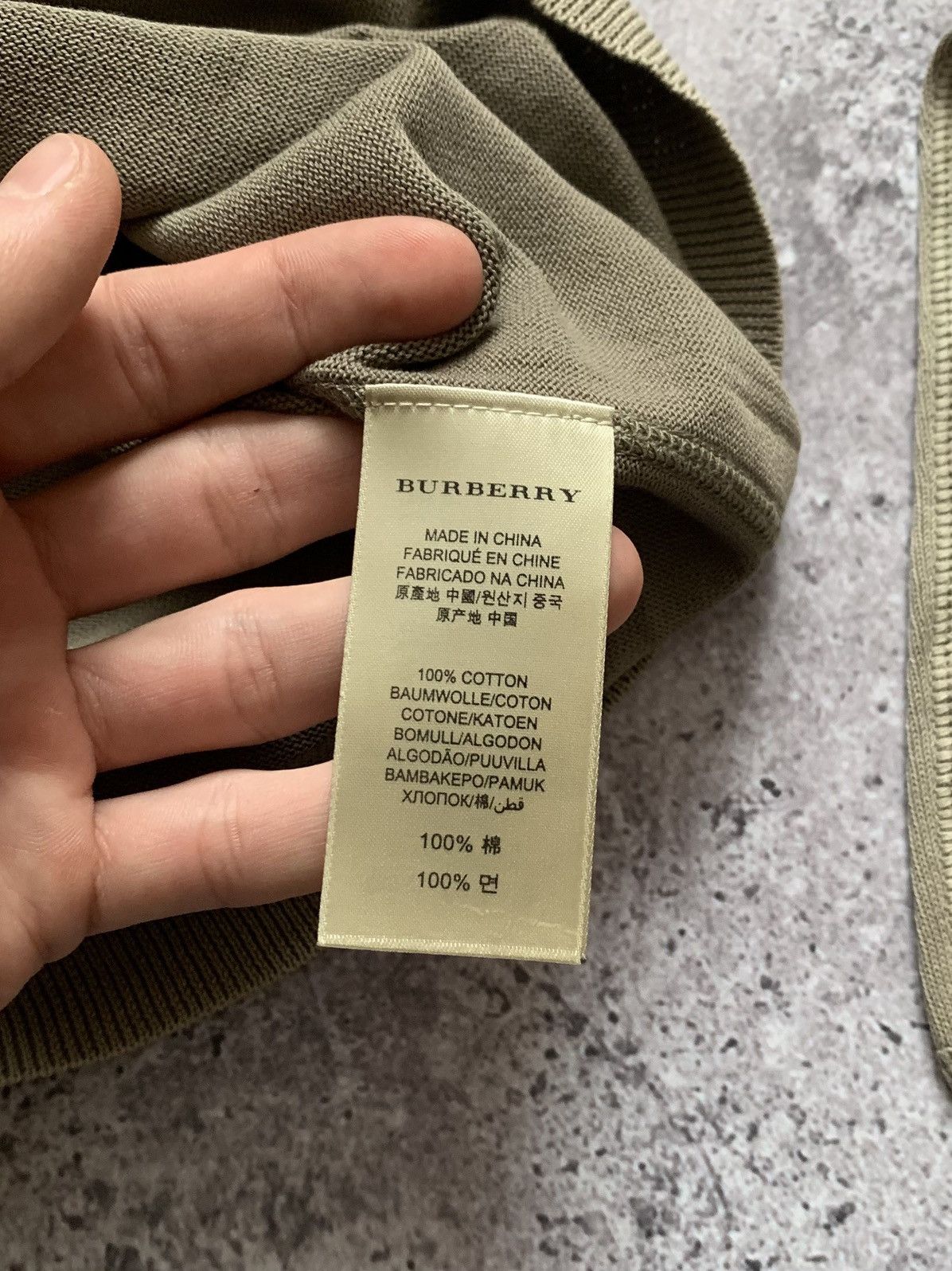 Burberry 🔥BURBERRY BRIT OLD MONEY STYLE LIGHT SWEATSHIRT Size US XL / EU 56 / 4 - 8 Thumbnail