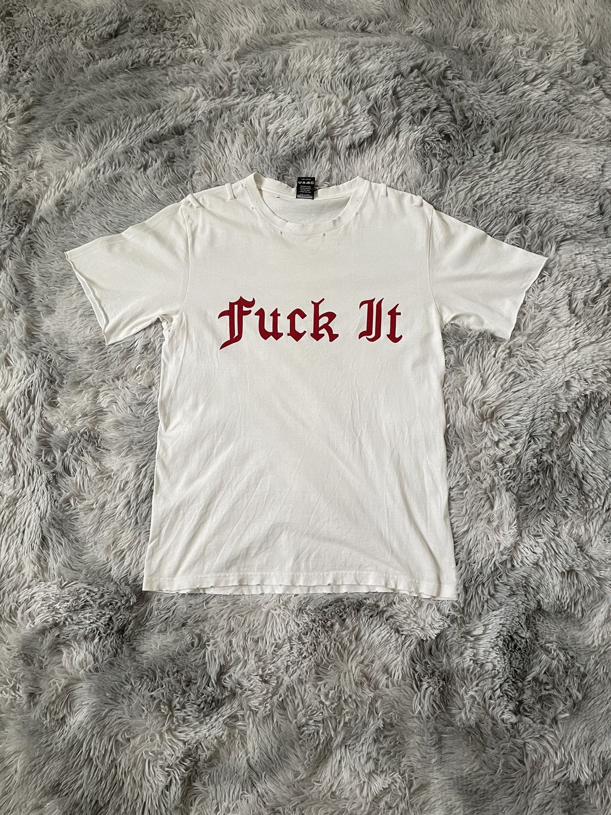 Number (N)ine number nine fuck it tee | Grailed