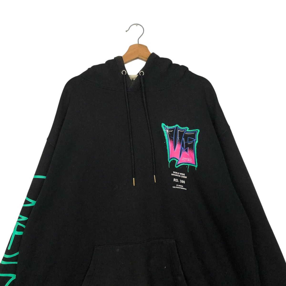 Hysteric Glamour 🔥HOODIE PULL OVER STIGMA VATOS SOCIETY PUNK DESIGN BIG LOGO Size US XL / EU 56 / 4 - 16 Thumbnail