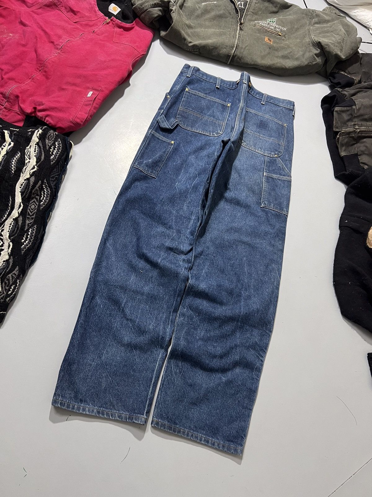 Carhartt 90s Vintage Carhartt double knee workwear denim Size US 42 / EU 58 - 7 Thumbnail