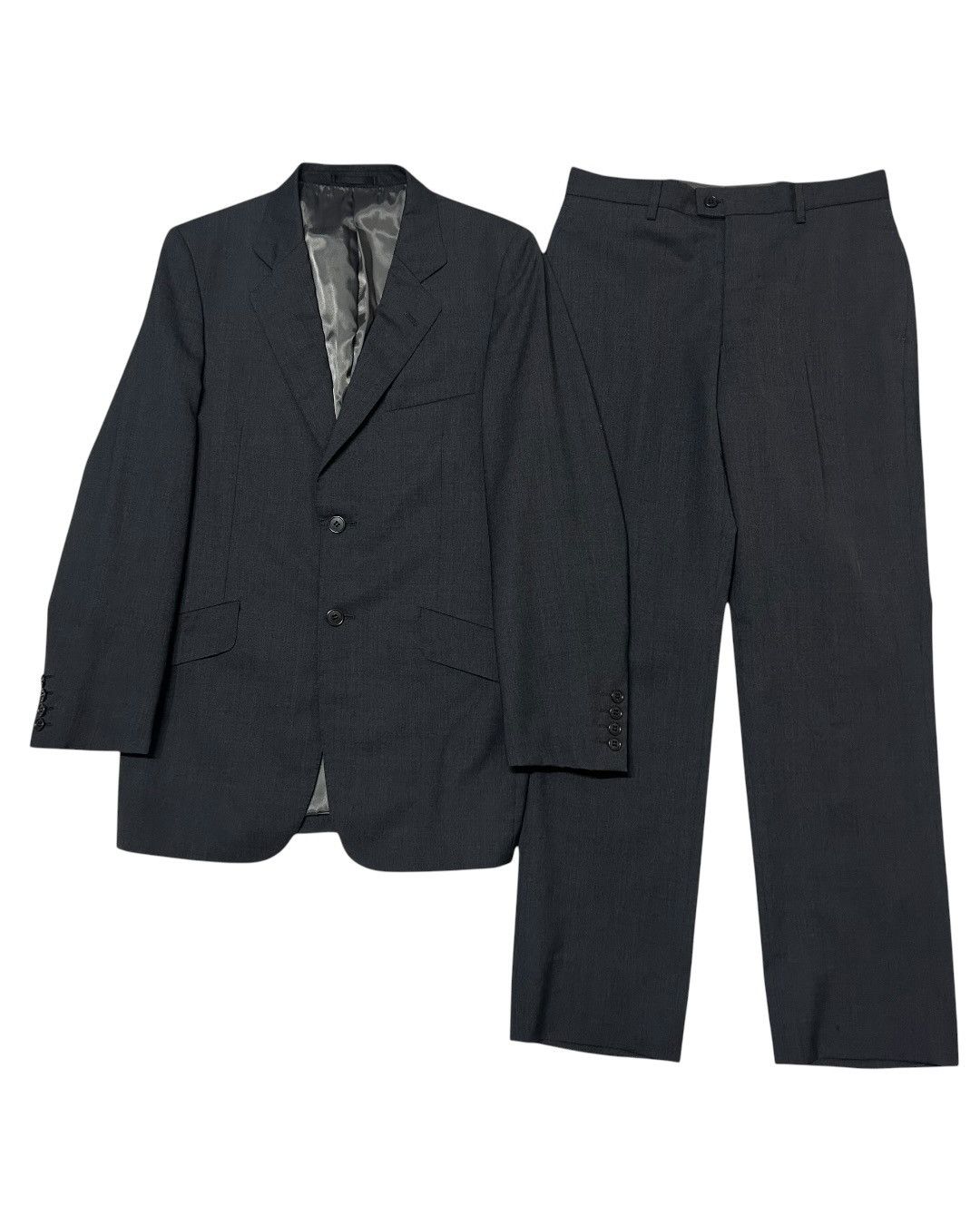 Yohji Yamamoto 749 90s Yohji Yamamoto D'URBAN A.A.R vintage suit set up men Size 38R - 1 Thumbnail