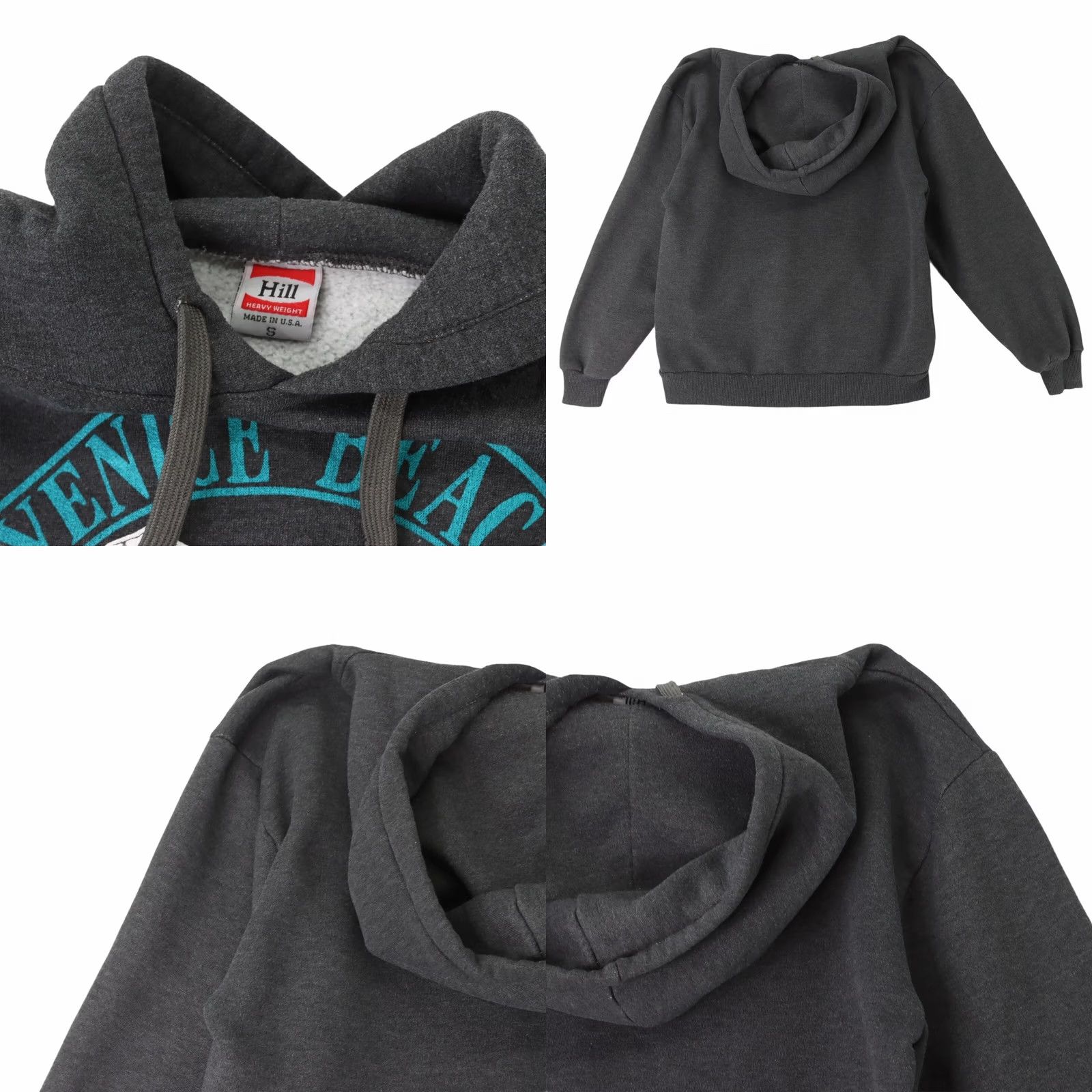 Vintage VINTAGE Arnold Schwarzenegger Muscle Beach Venice California Sz S Hoodie Sweatshirt Gray Size US S / EU 44-46 / 1 - 8 Thumbnail