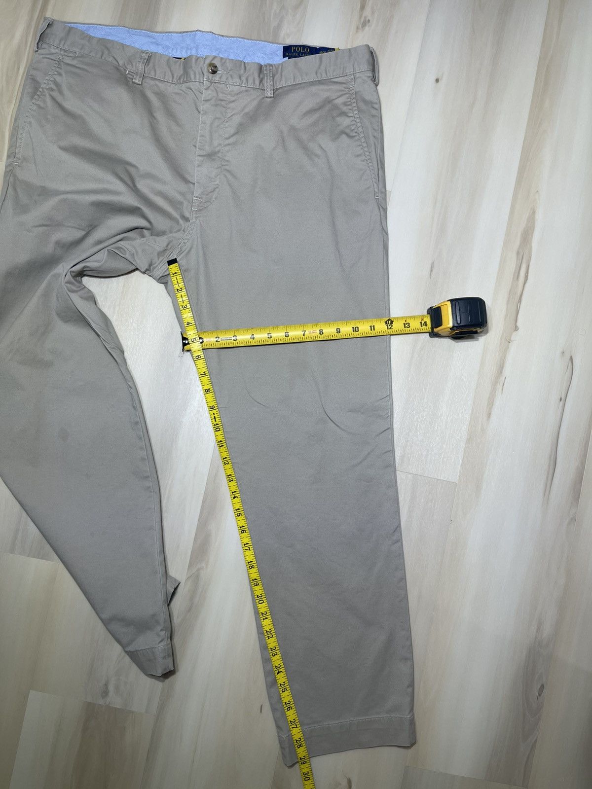 Polo Ralph Lauren Polo Ralph Lauren Pants 40x30 Khaki Chino Stretch Slim Fit Size US 40 / EU 56 - 5 Thumbnail