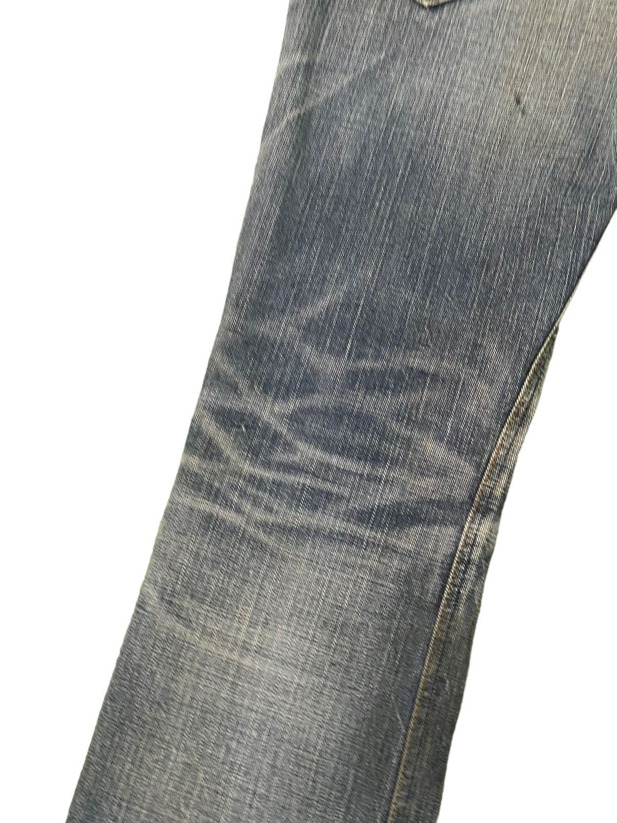 Hysteric Glamour × Japanese Brand Flare Jeans Lee Japan Faded Distress Boot Cut 8🟦2 Size US 35 - 18 Thumbnail