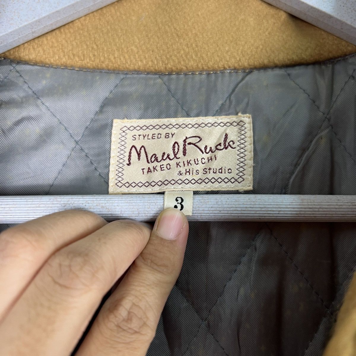 Takeo Kikuchi 🔥 MAUL RUCK TAKEO KIKUCHI WOOL VARSITY BOMBER JACKET Size US L / EU 52-54 / 3 - 19 Thumbnail