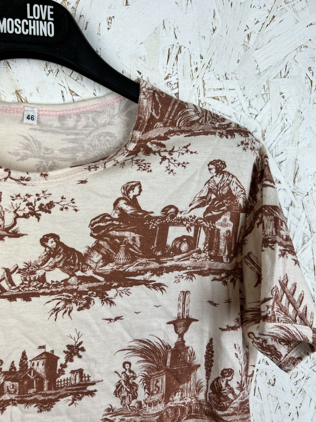 Vivienne Westwood Archive Vivienne Westwood Toile De Jouy Pattern T-Shirt Size S / US 4 / IT 40 - 2 Thumbnail