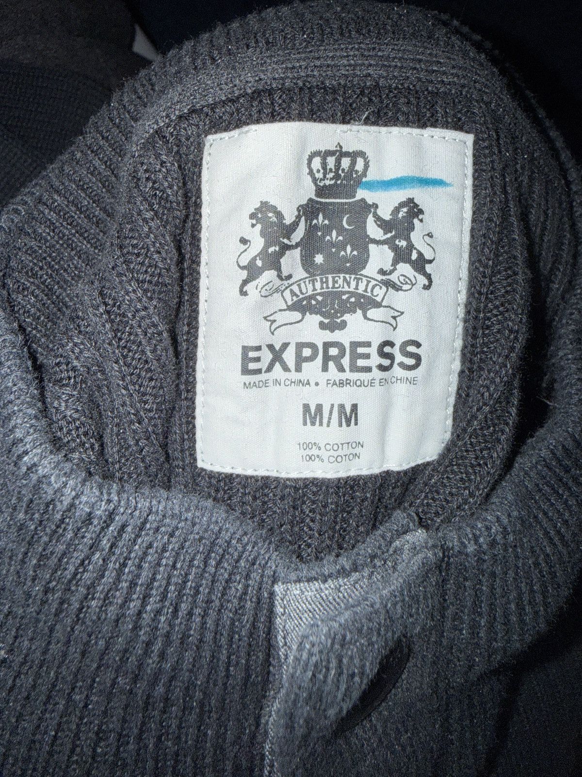 Other Express 100% Cotton sweater Size US L / EU 52-54 / 3 - 3 Thumbnail