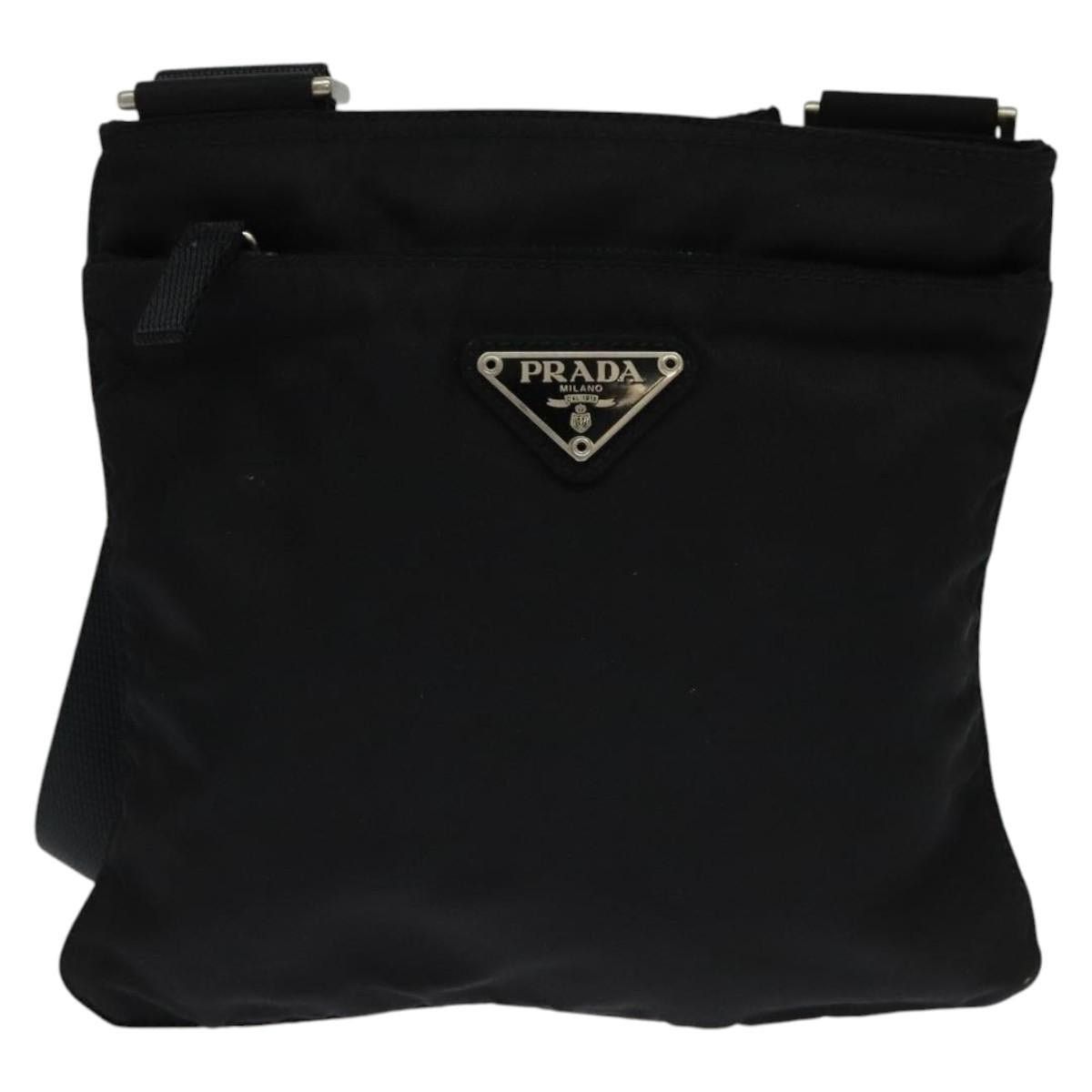 Prada PRADA Shoulder Bag Nylon Black Silver Size ONE SIZE - 2 Thumbnail