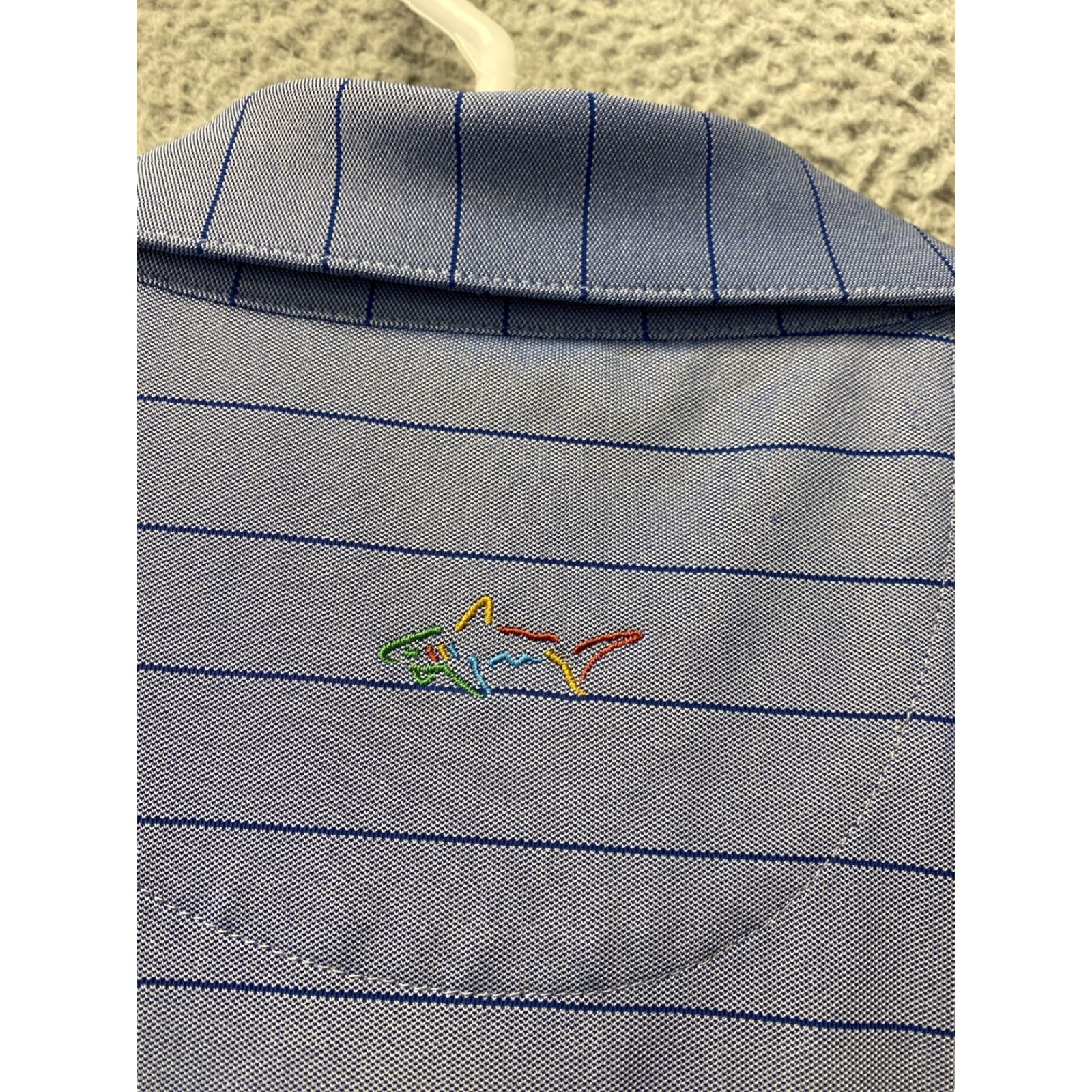 Vintage Greg Norman Shirt Mens Large Blue Golf Short Sleeve Polo /80-91 Size US L / EU 52-54 / 3 - 7 Thumbnail