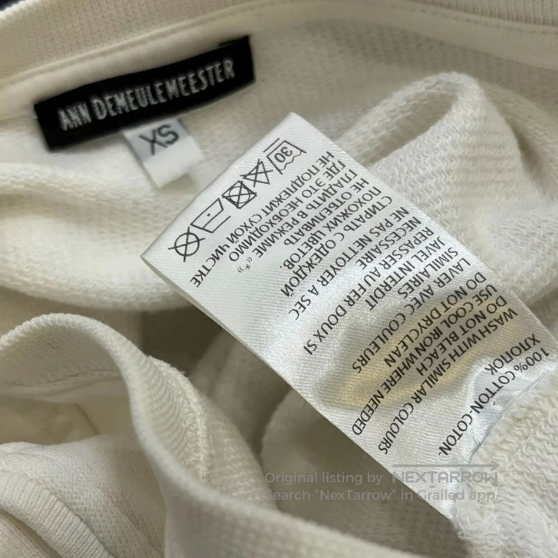 Ann Demeulemeester ann demeulemeester dual shoulder sweatshirt. Size US XS / EU 42 / 0 - 5 Thumbnail
