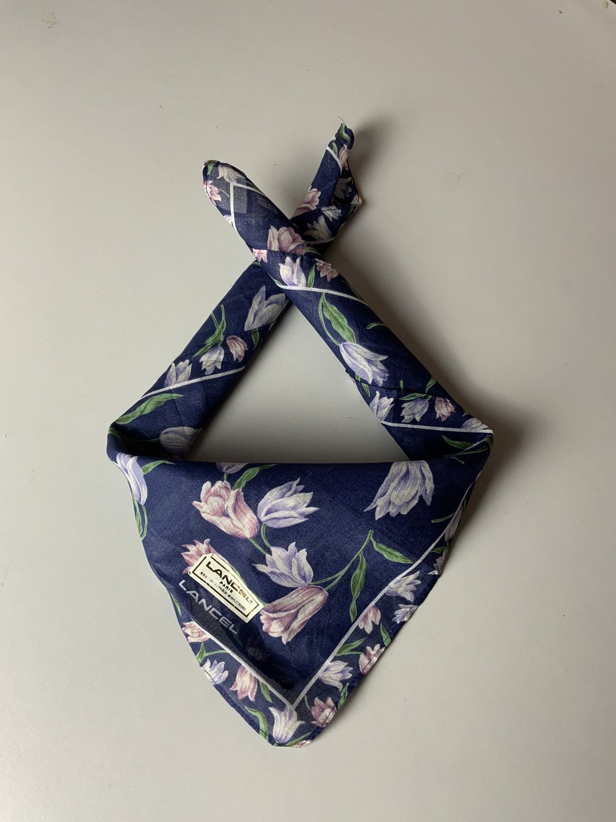 Lancel Lancel Flower Art Handkerchief Size ONE SIZE - 1 Thumbnail