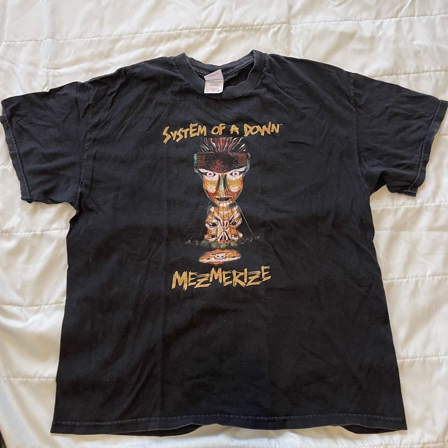 Vintage Vintage Y2K System of A Down Mezmerize 2005 Band Shirt SOAD Size US L / EU 52-54 / 3 - 2 Thumbnail