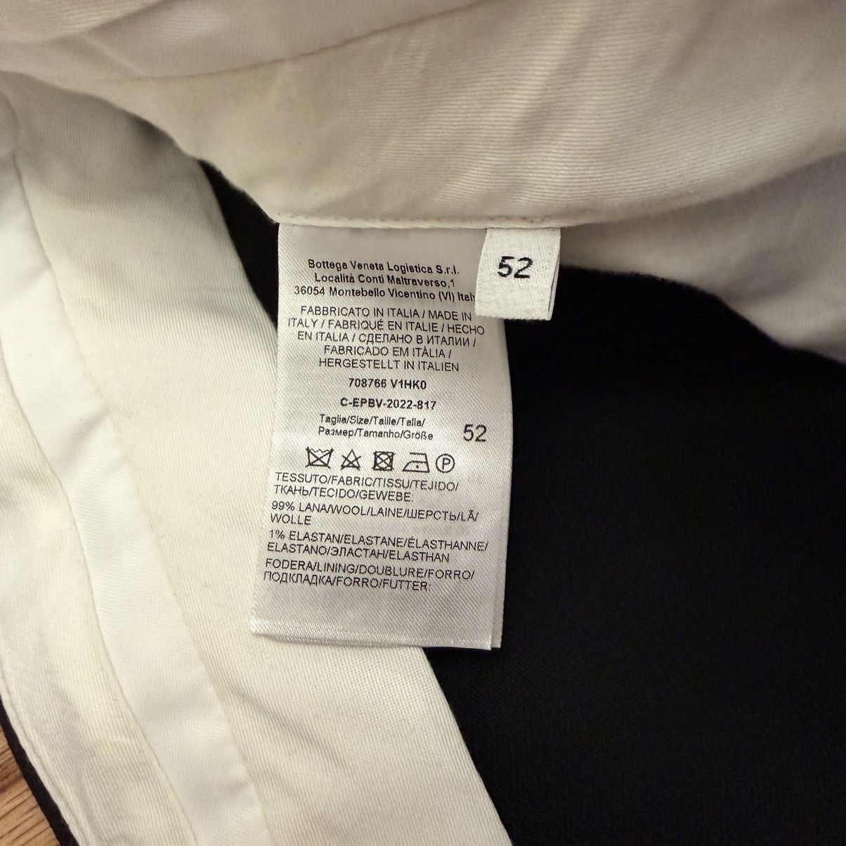 Bottega Veneta Technical Wool Trousers Size US 34 / EU 50 - 3 Thumbnail