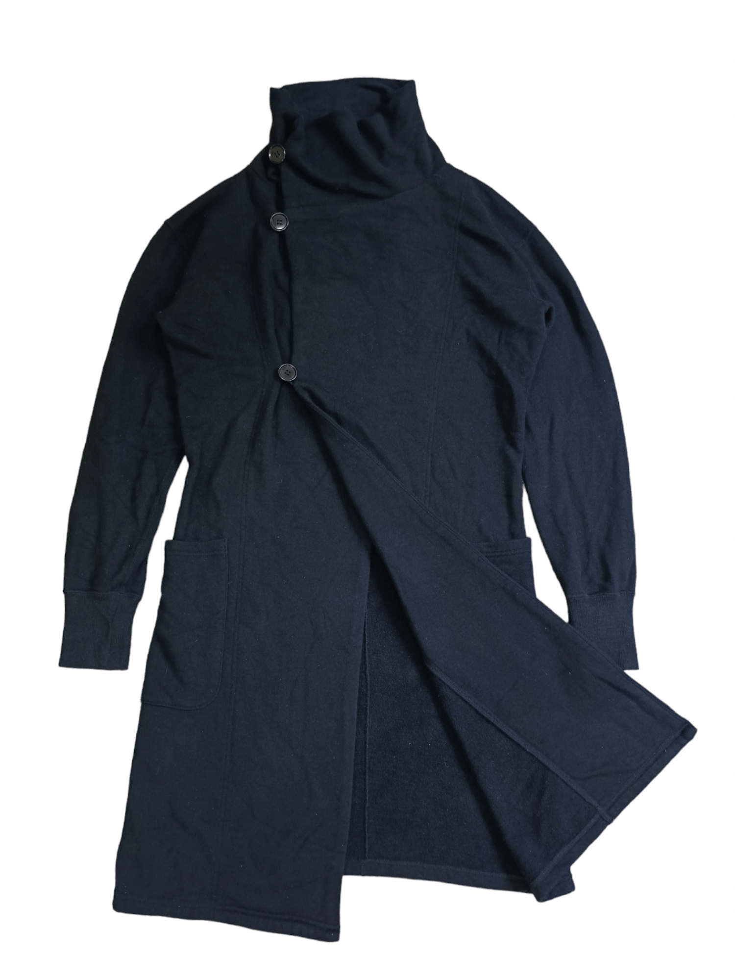 CABANE de ZUCCa ISSEY MIYAKE ZUCCA ASYMMETRICAL TURTLENECK CARDIGAN Size M / US 6-8 / IT 42-44 - 1 Thumbnail