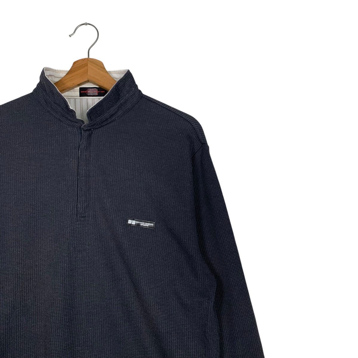 Japanese Brand MICHIKO LONDON Sport Half Zip Sweatshirt #1634-C73 Size US L / EU 52-54 / 3 - 5 Thumbnail