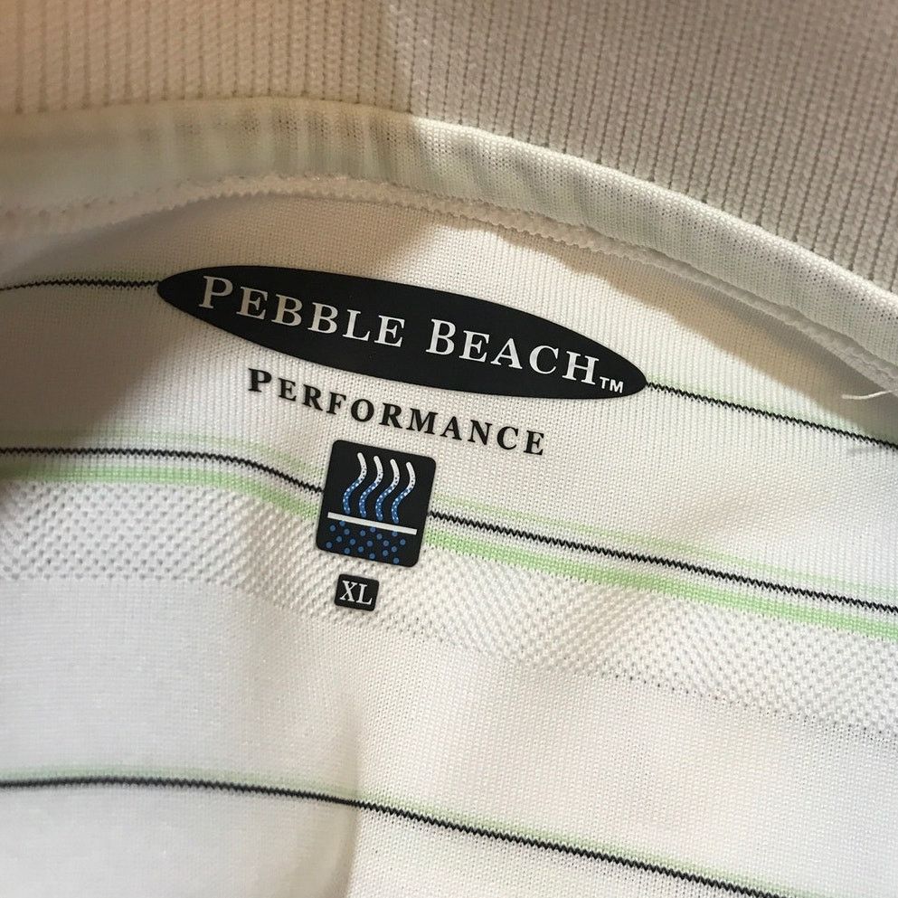 Other Pebble Beach Striped Collared Short Sleeve Polo Shirt XL Size US XL / EU 56 / 4 - 3 Thumbnail