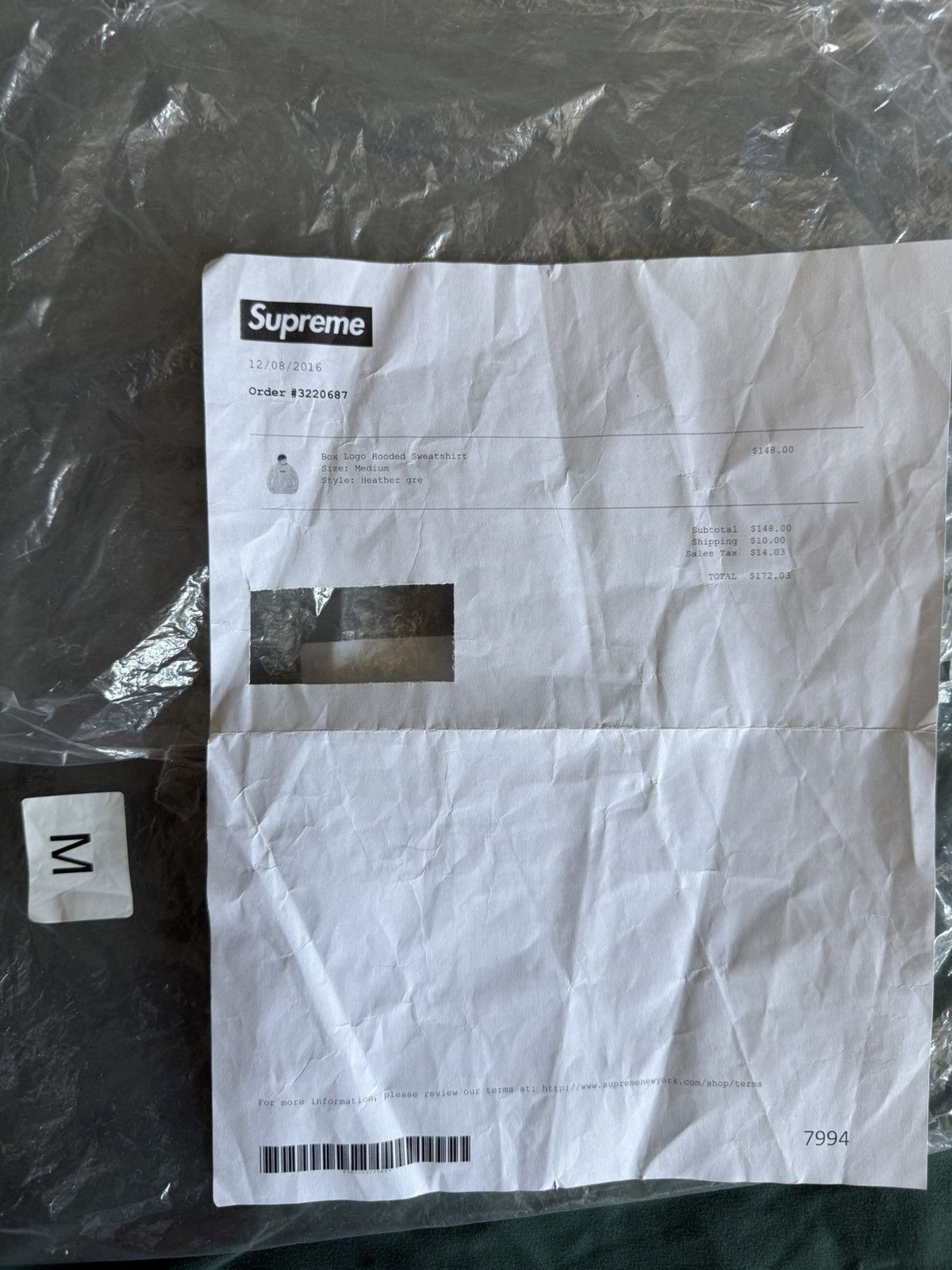 Supreme Supreme Box Logo Hoodie (FW16) Heather Grey Sz M *WORN 1X* Size US M / EU 48-50 / 2 - 17 Thumbnail