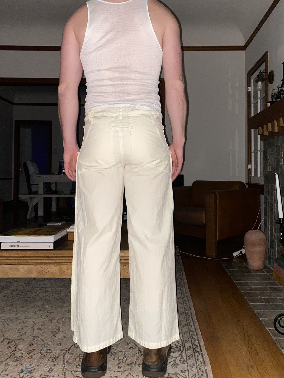 Eckhaus Latta Panel pants off white Size US 30 / EU 46 - 5 Thumbnail